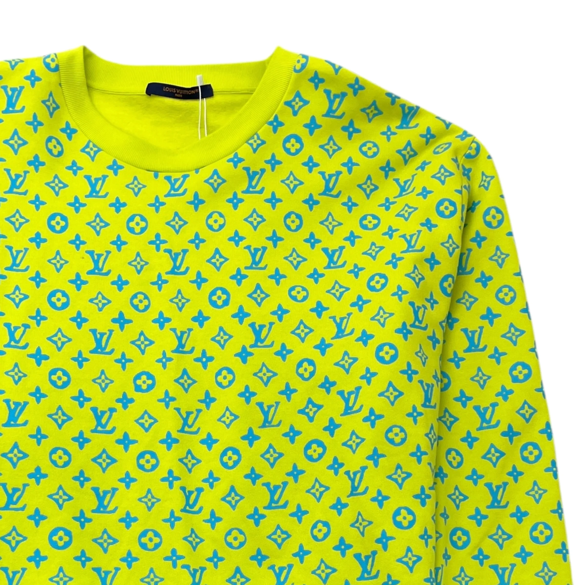 Men's Monogram Rainbow Playground Jumper Yellow Size 5XL - Image 3
