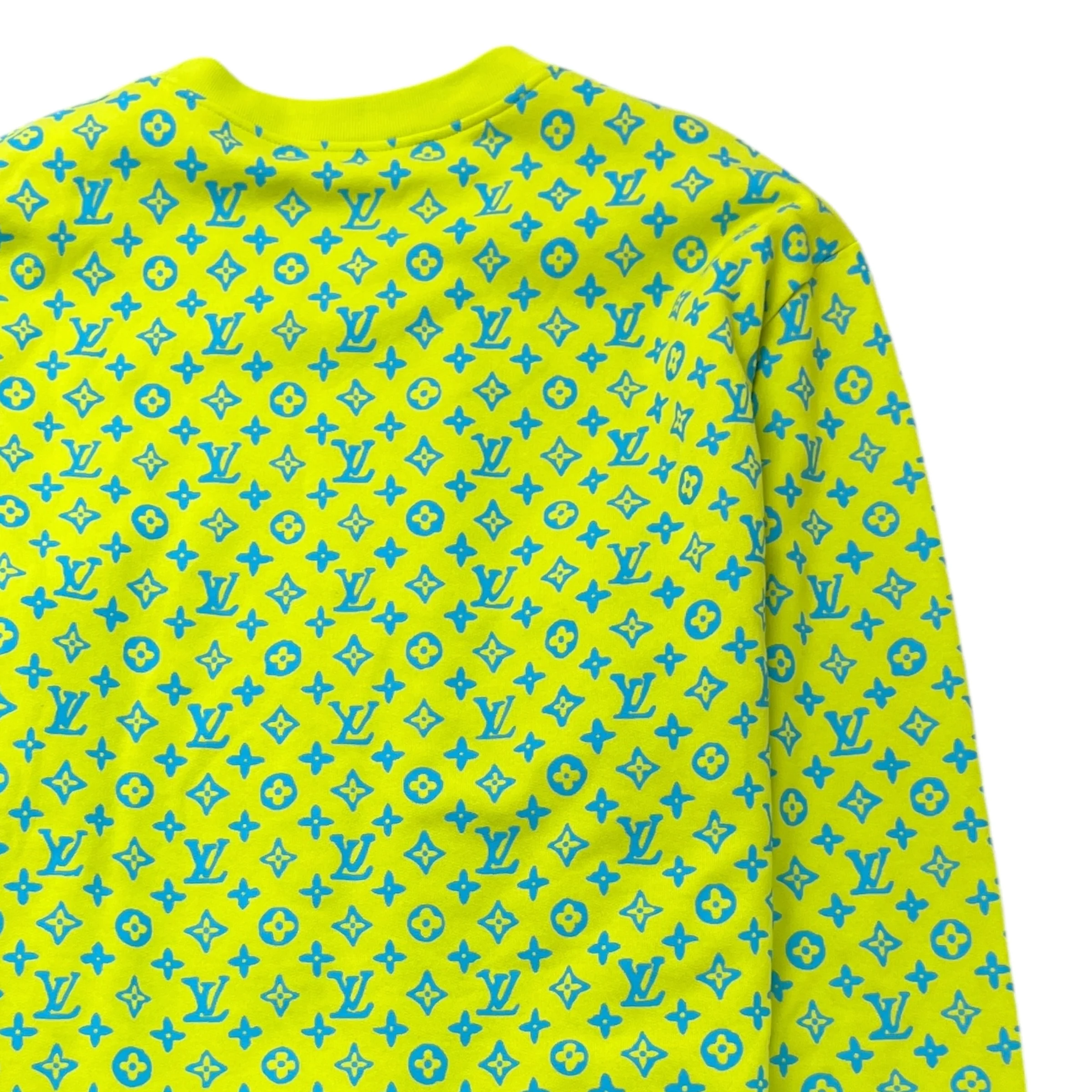 Men's Monogram Rainbow Playground Jumper Yellow Size 5XL - Image 4