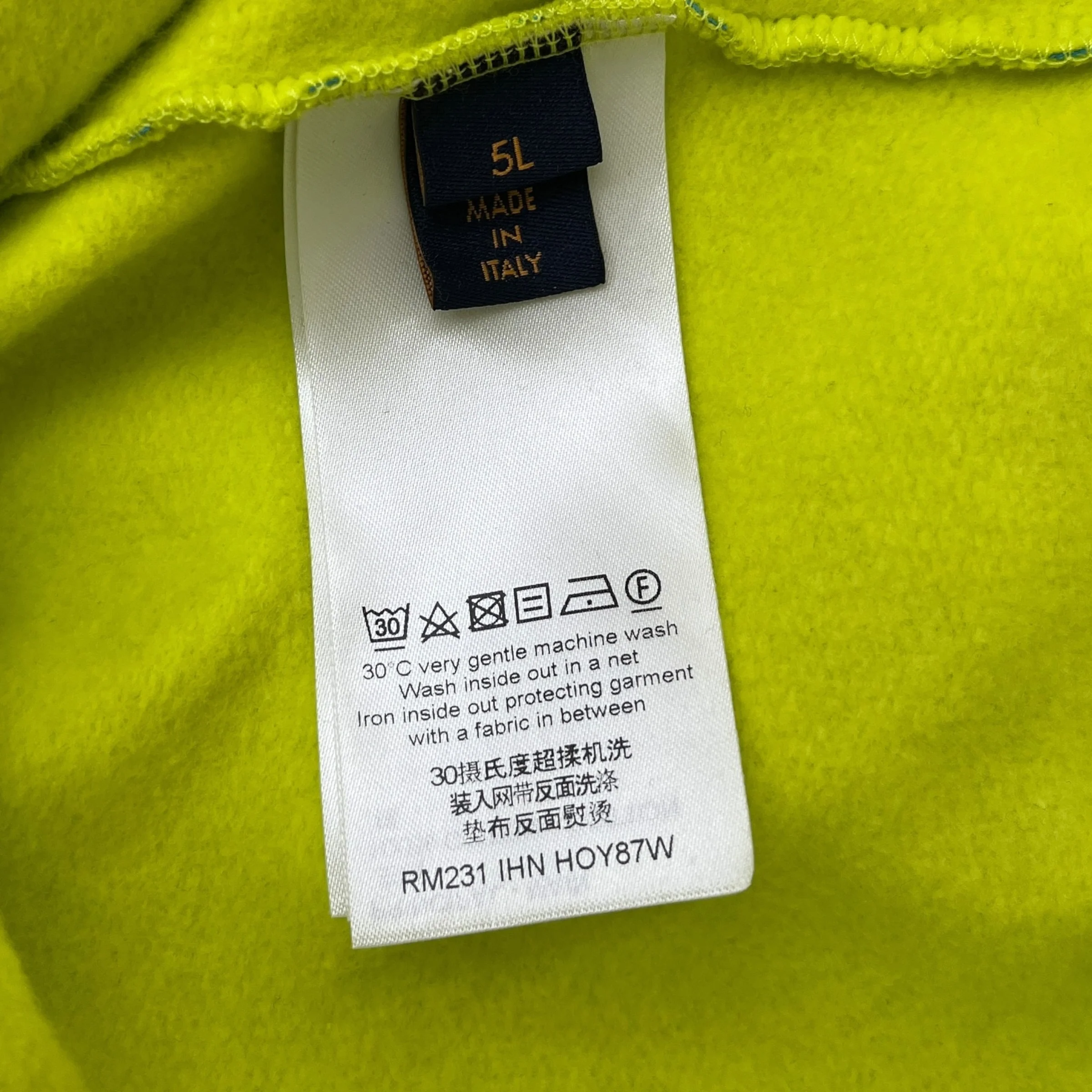 Men's Monogram Rainbow Playground Jumper Yellow Size 5XL - Image 5