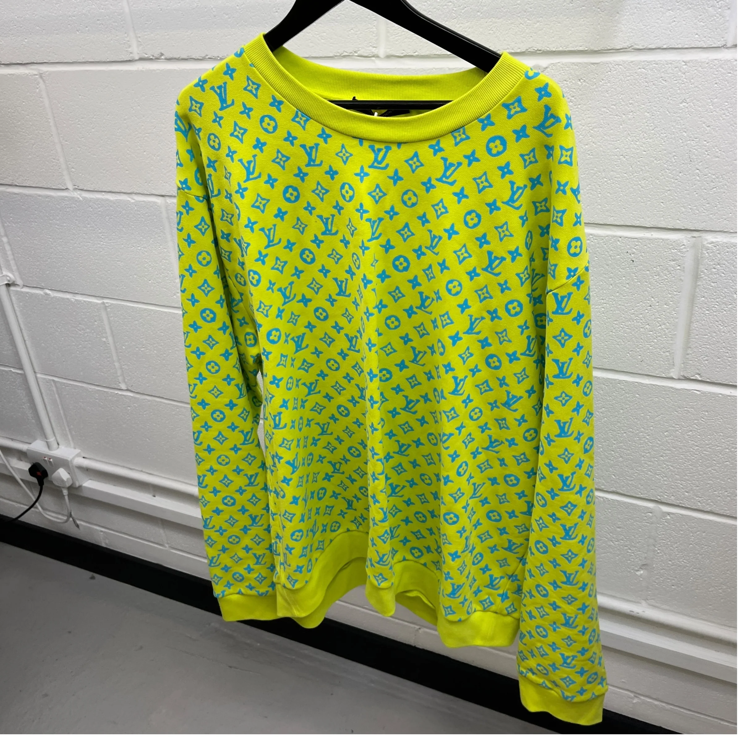 Men's Monogram Rainbow Playground Jumper Yellow Size 5XL - Image 7
