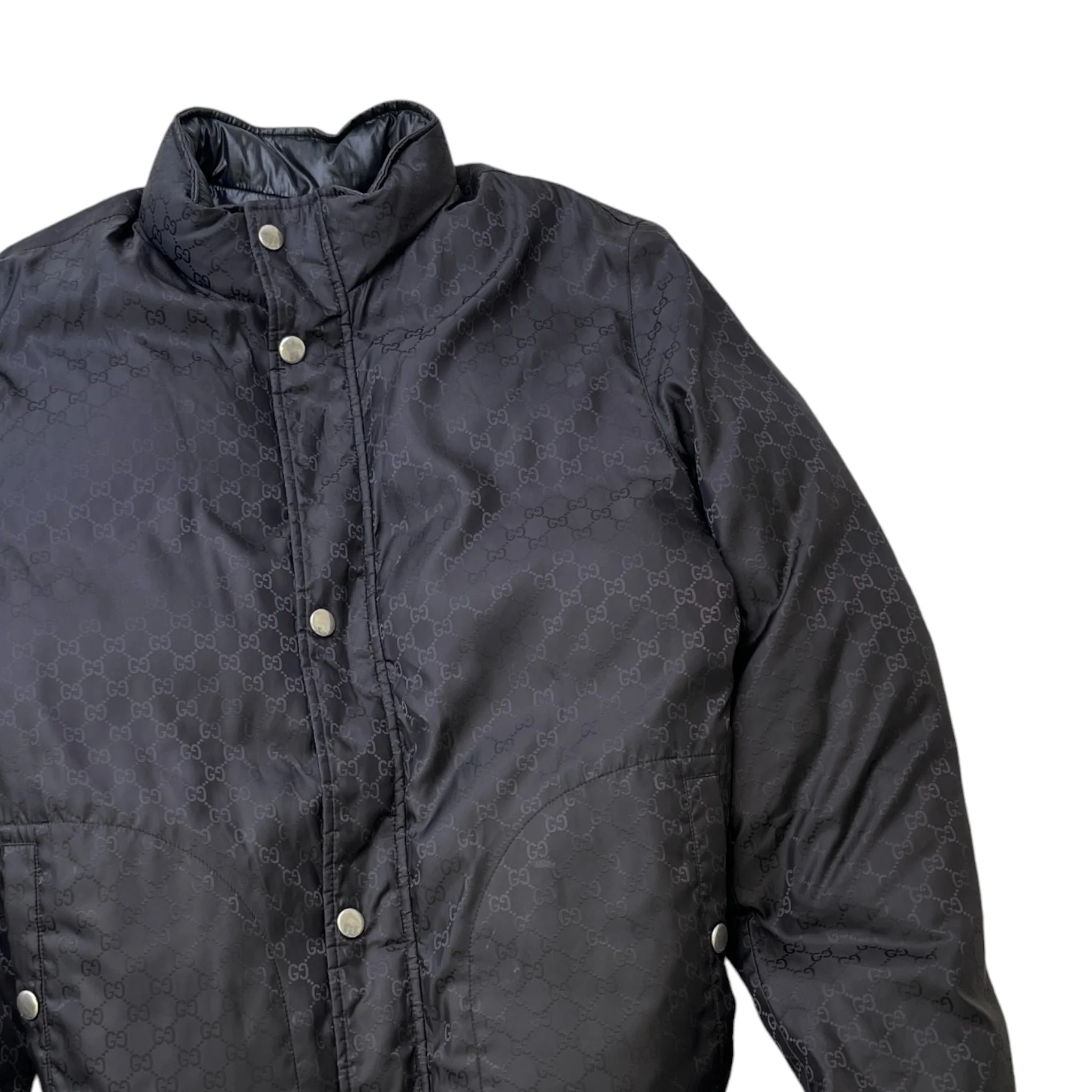 Men's Monogram Reversible Down Jacket Black Size IT 50 / L - Image 5