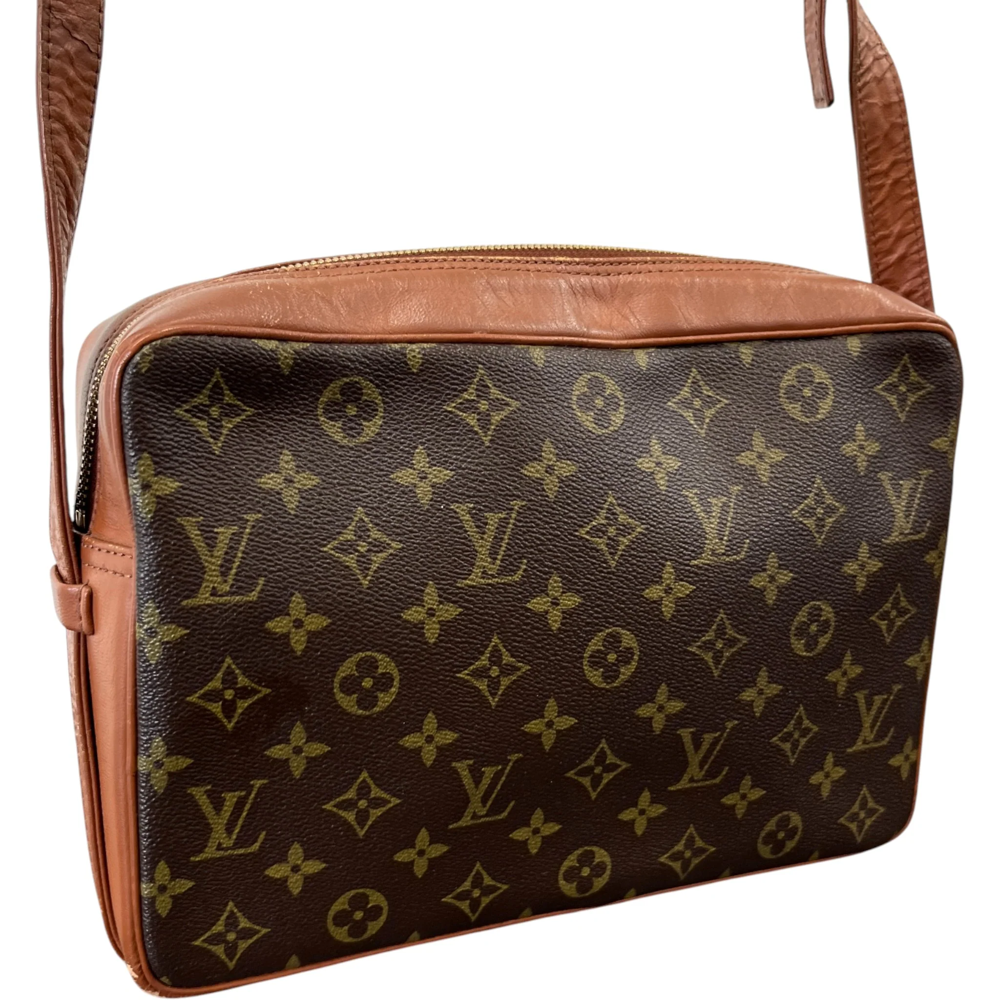 Men's Monogram Sac Bandouliere Bag Brown - Image 9