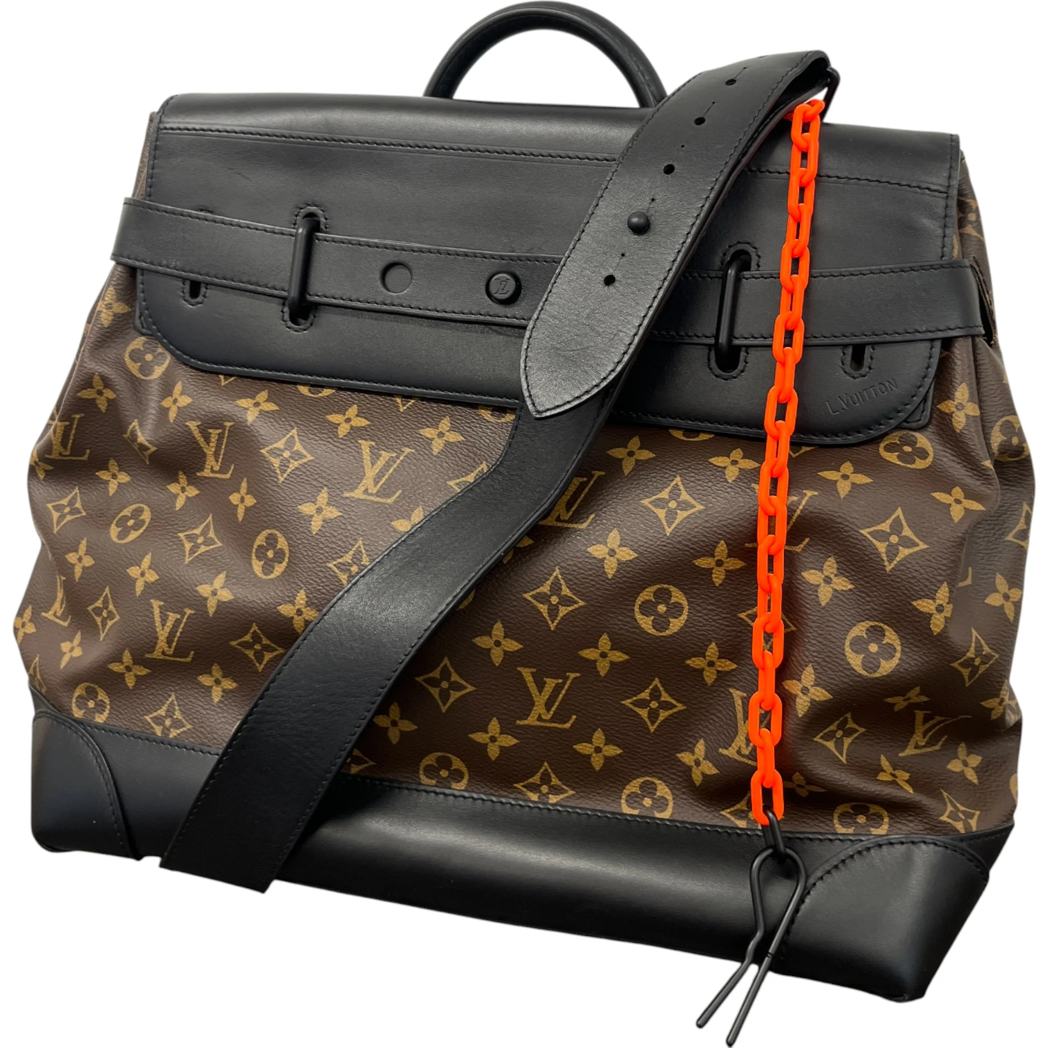 Men's Monogram Steamer Bag Brown - Image 5