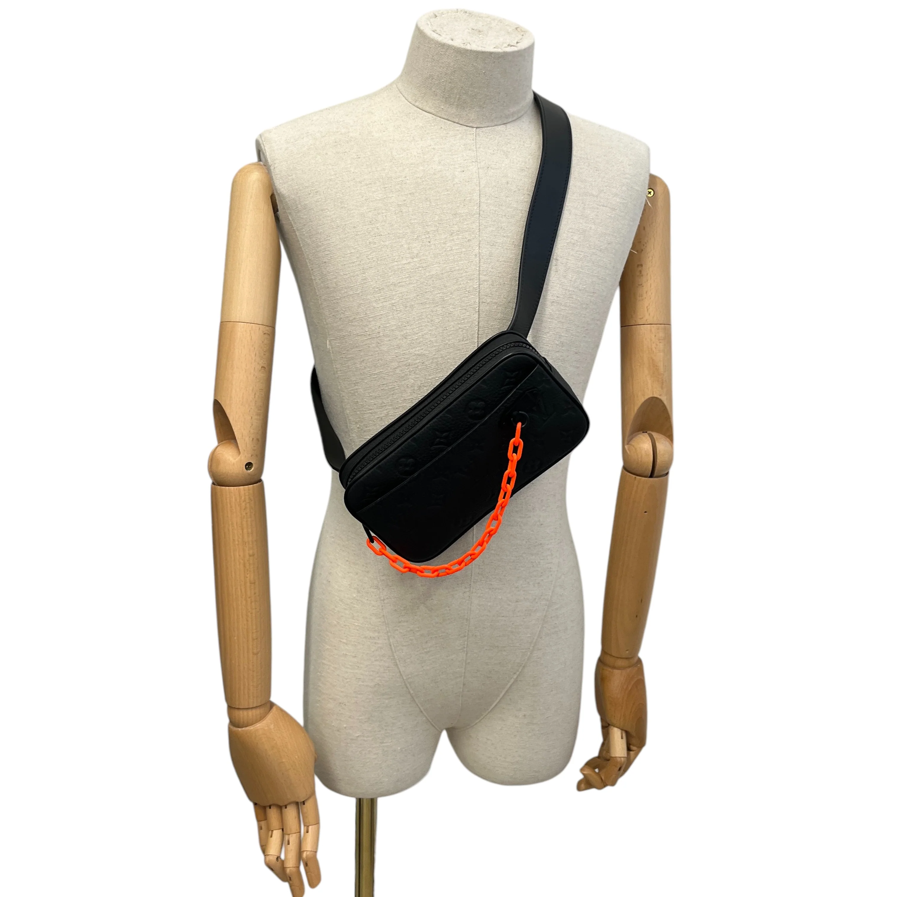Men's Monogram Taurillon Volga Belt Bag Black - Image 2