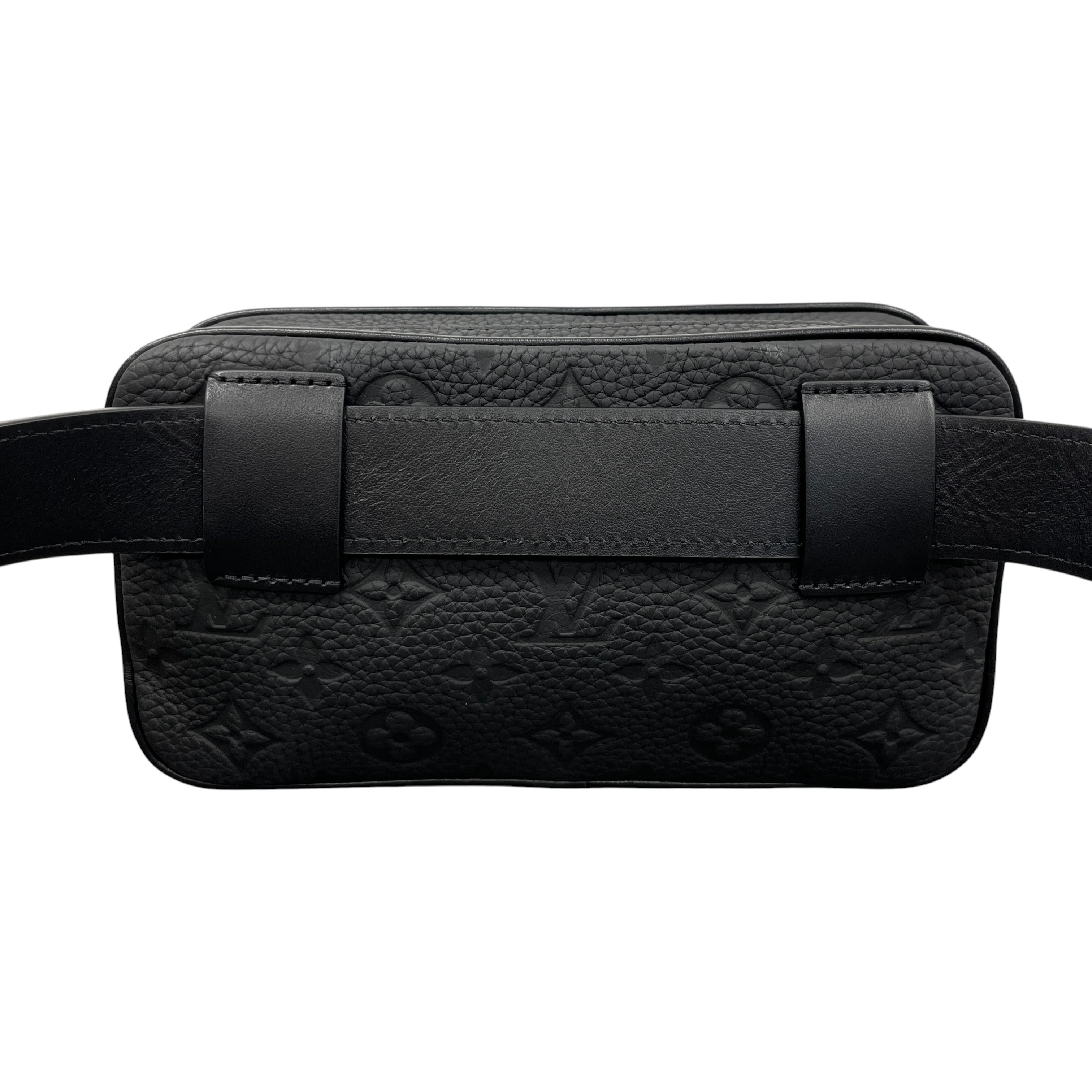 Men's Monogram Taurillon Volga Belt Bag Black - Image 3