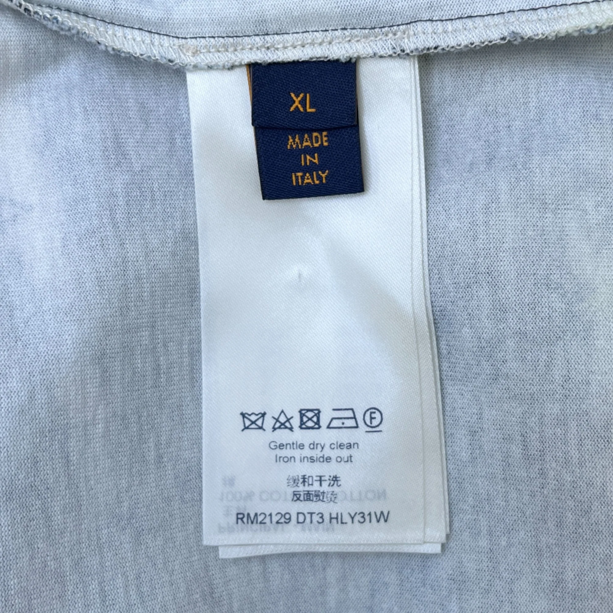 Men's Monogram Tie-Dye T-Shirt Multi-Coloured Size XL - Image 6