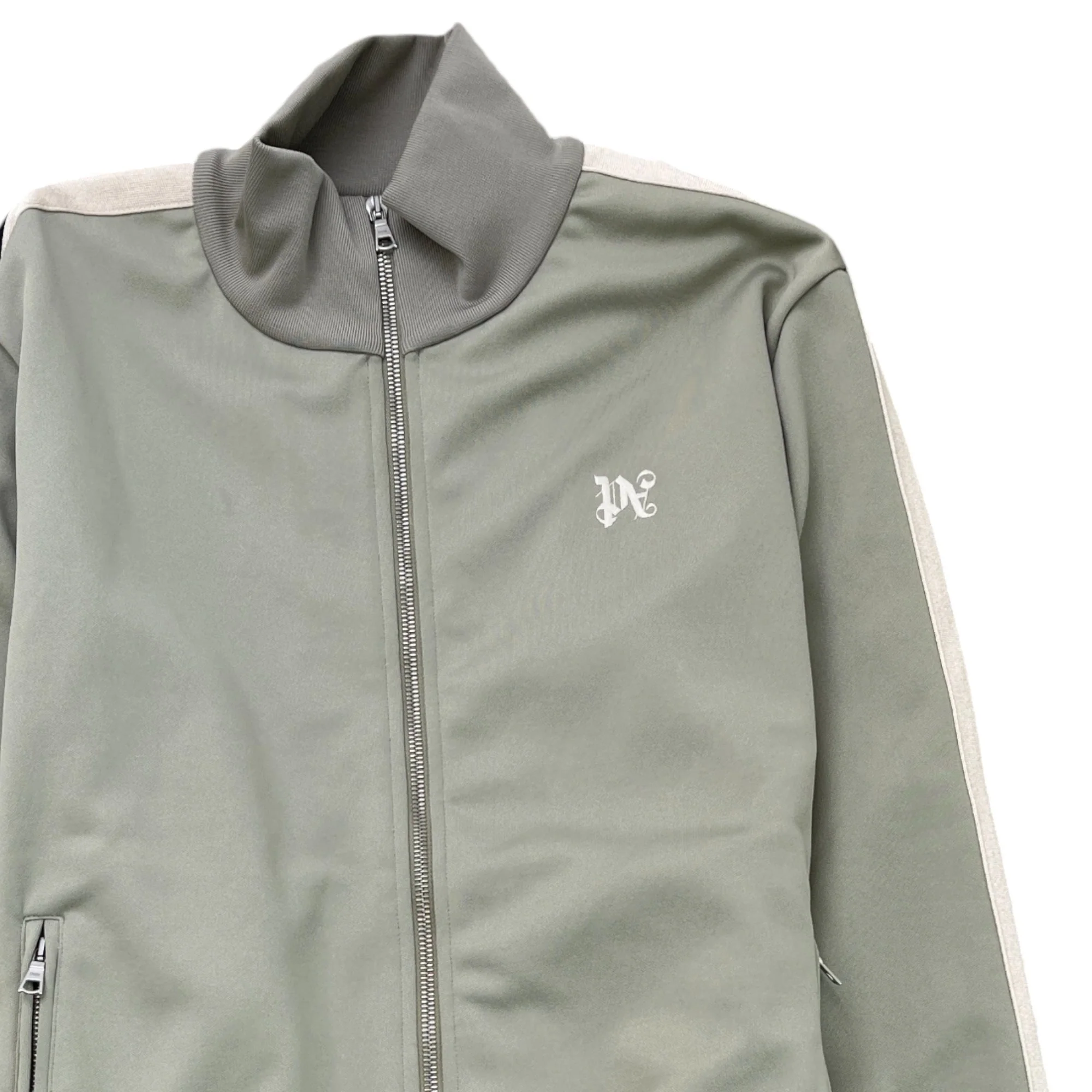 Men's Monogram Track Jacket Green Size L - Image 3