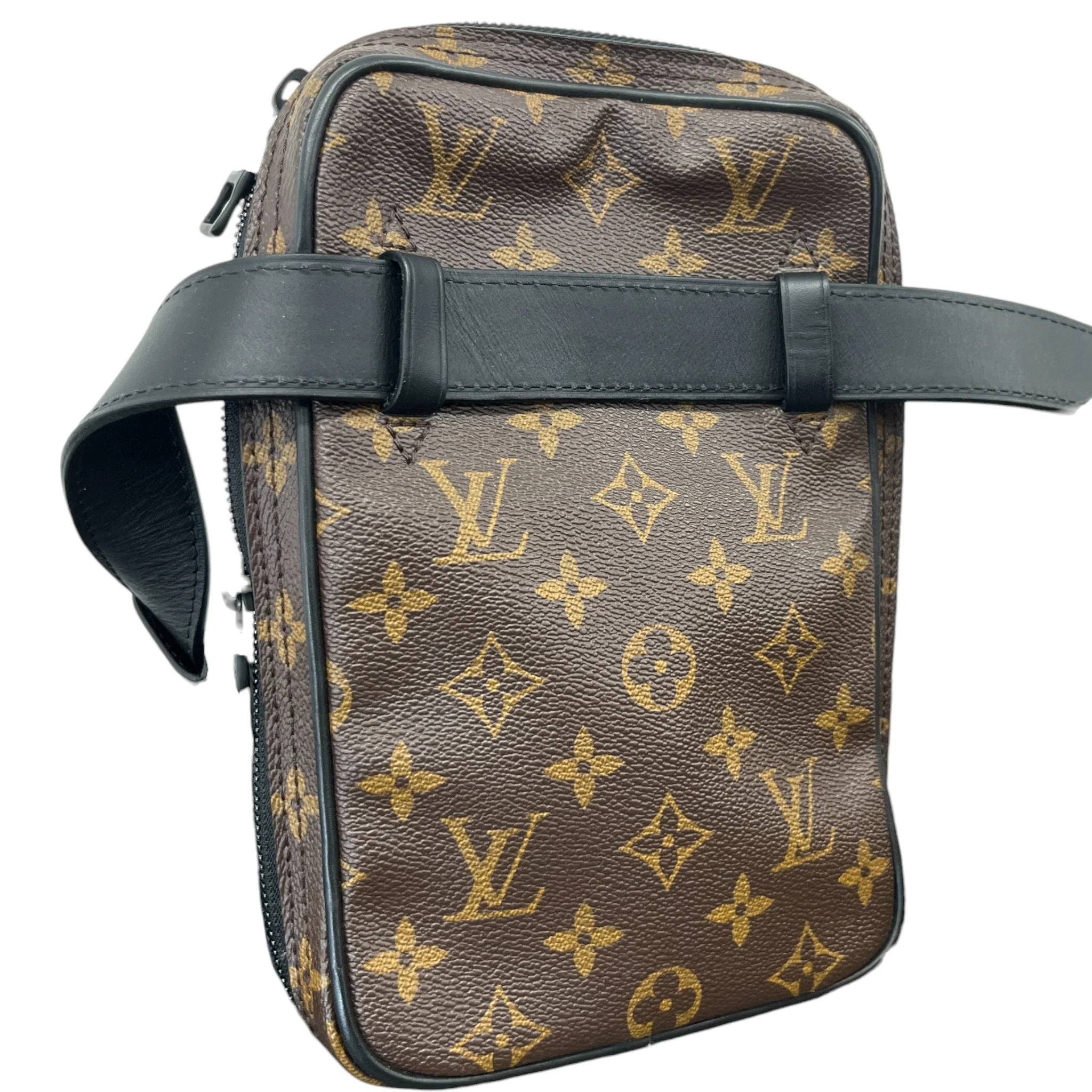 Men's Monogram Utility Side Belt Bag Brown - Image 6