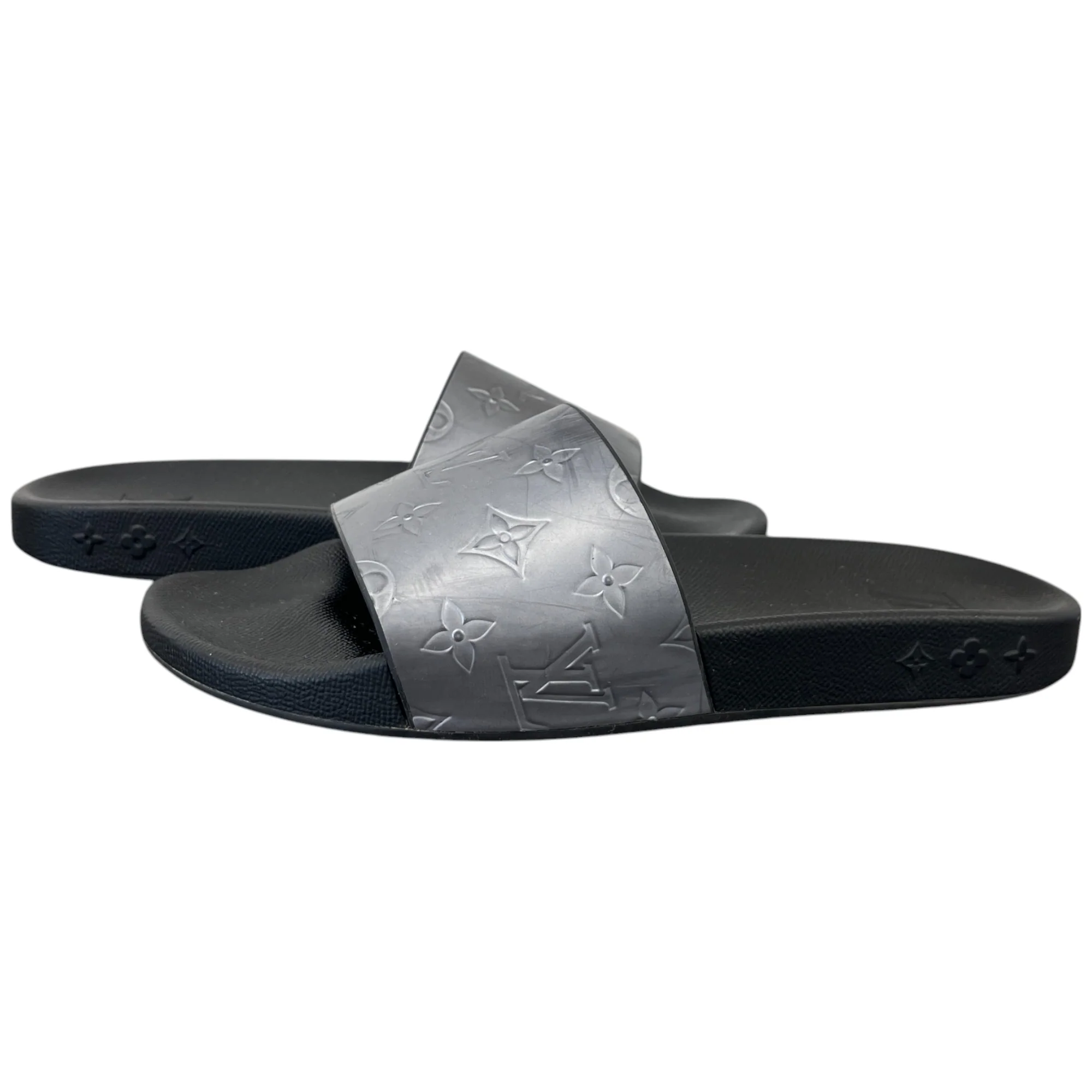 Men's Monogram Waterfront Nules Slides Silver Size EU 41 / UK 7 - Image 3