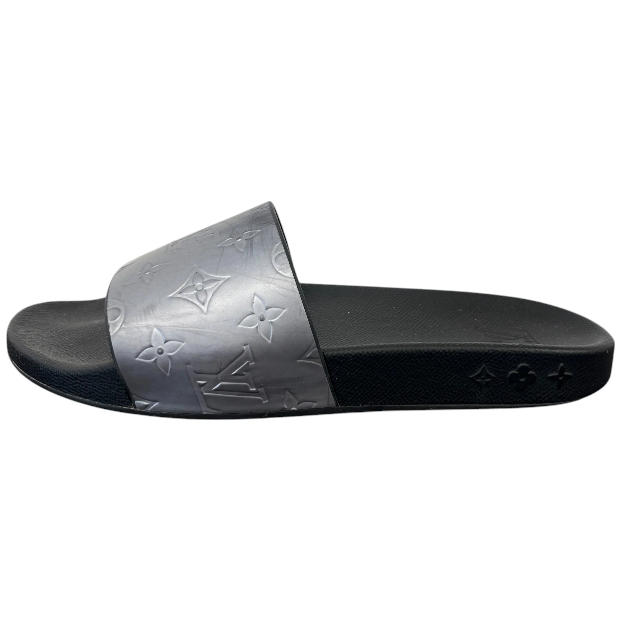 Men's Monogram Waterfront Nules Slides Silver Size EU 41 / UK 7 - Image 5