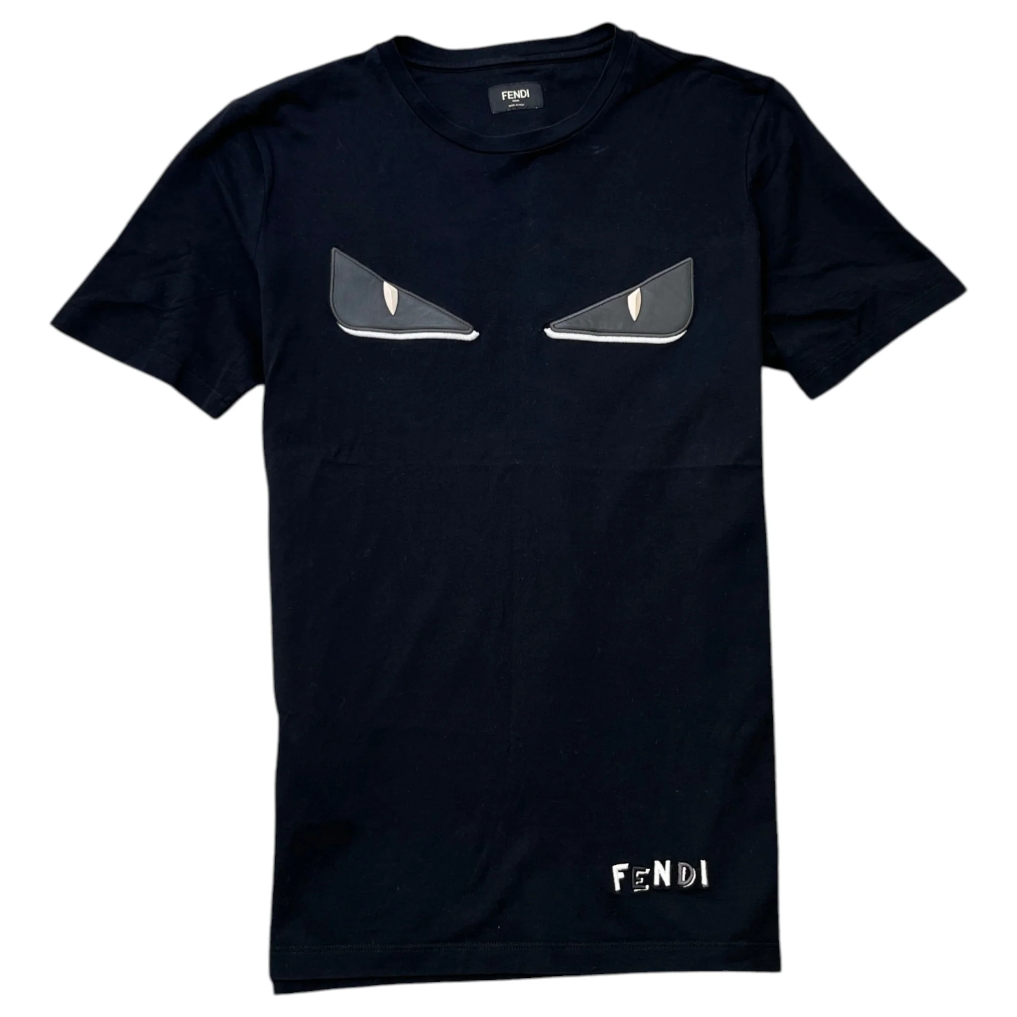 Men's Monster Eye T-Shirt Black Size IT 46 / UK S