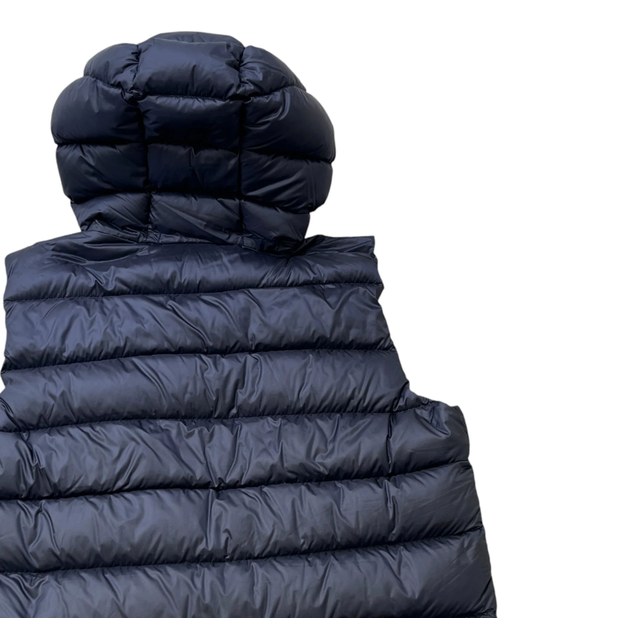 Men's Montreuil Hooded Gilet Navy Size 5 / XXL - Image 4