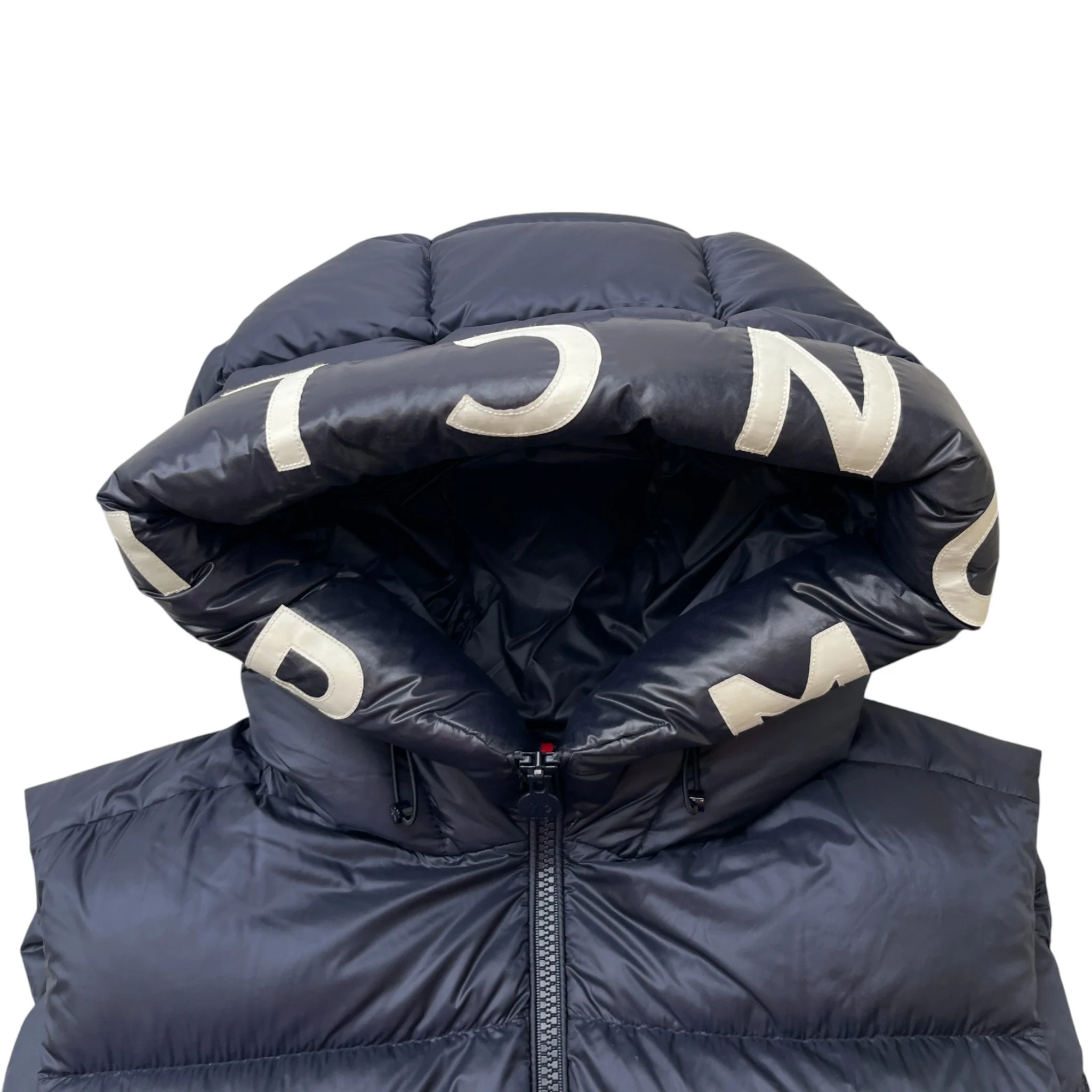Men's Montreuil Hooded Gilet Navy Size 5 / XXL - Image 5