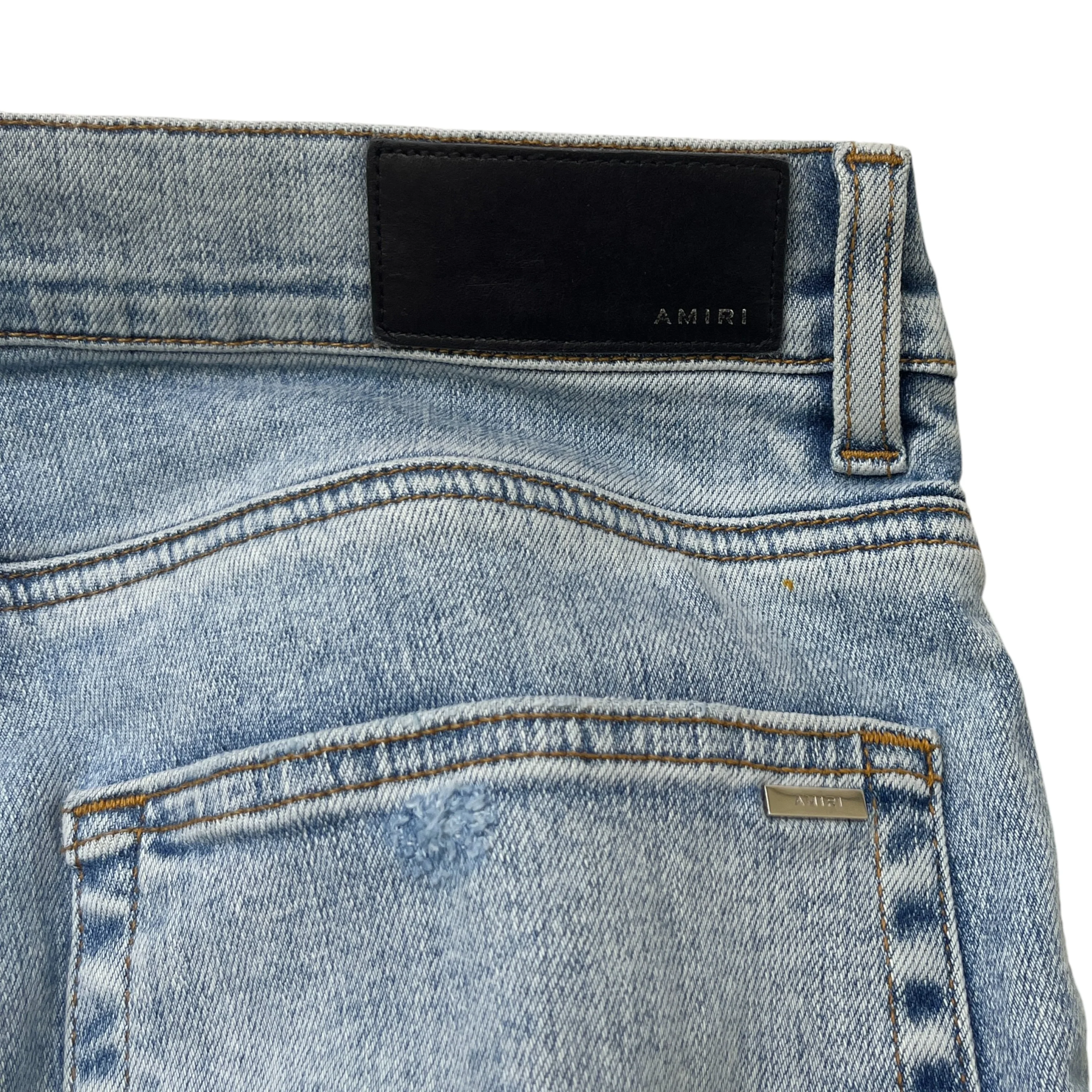 Men's Mx1 Bandana Jeans Blue Size Waist 34" - Image 7