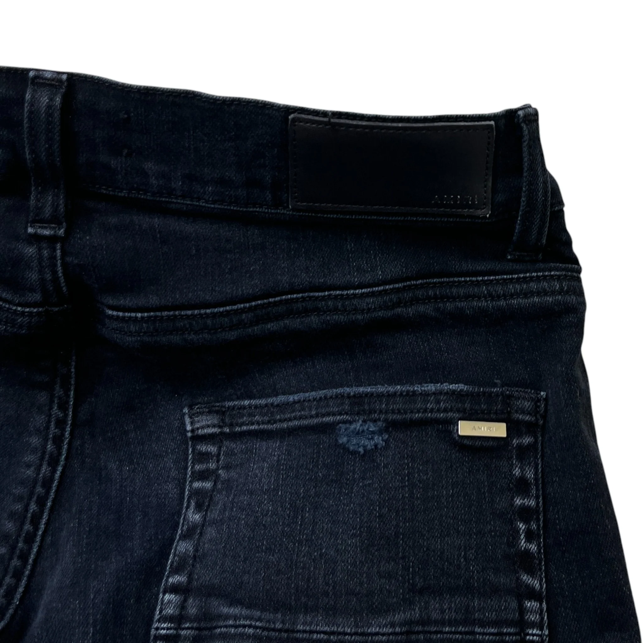 Men's Mx1 Distressed Jeans Black Size Waist 30" - Image 6