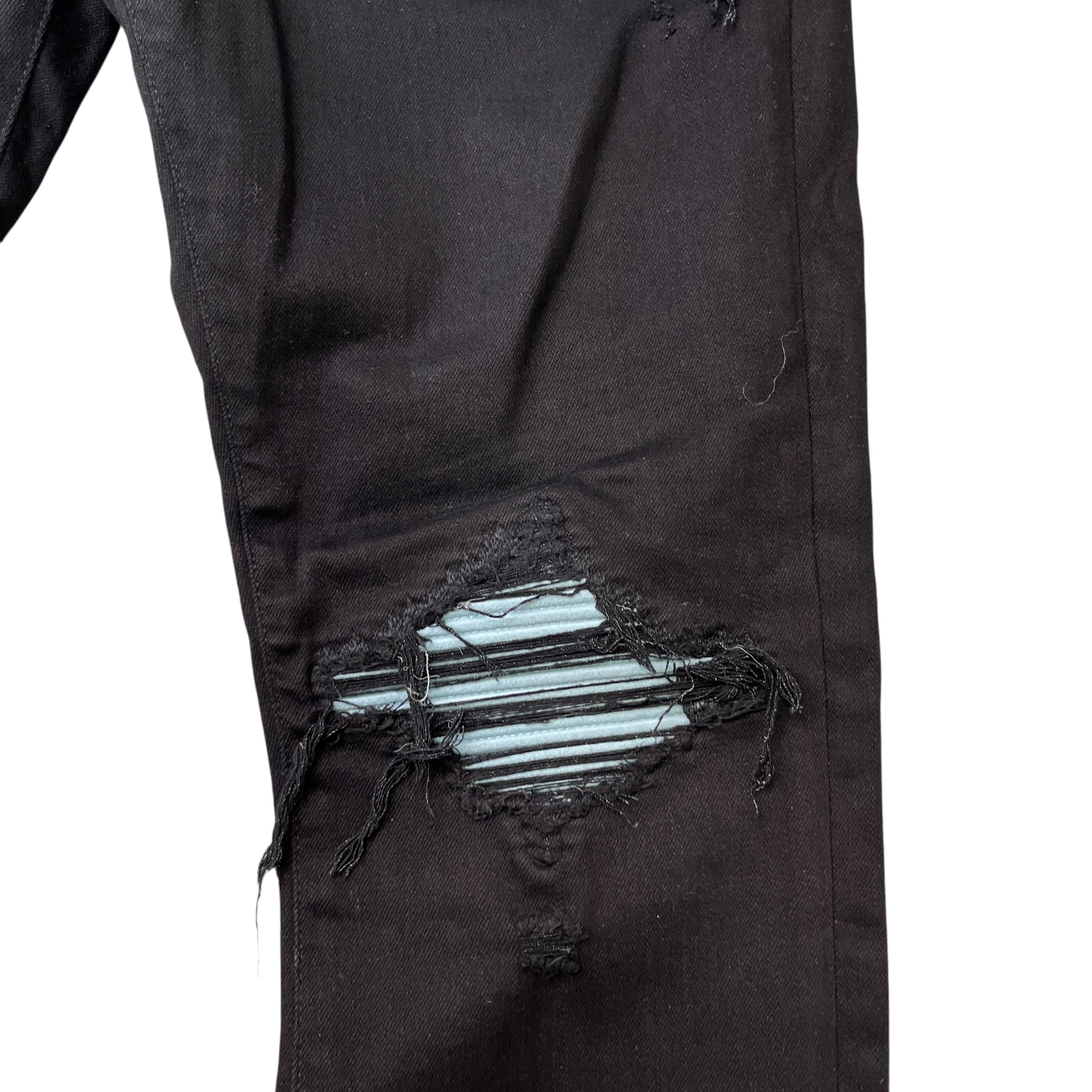 Men's Mx1 Distressed Jeans Black Size Waist 36" - Image 5