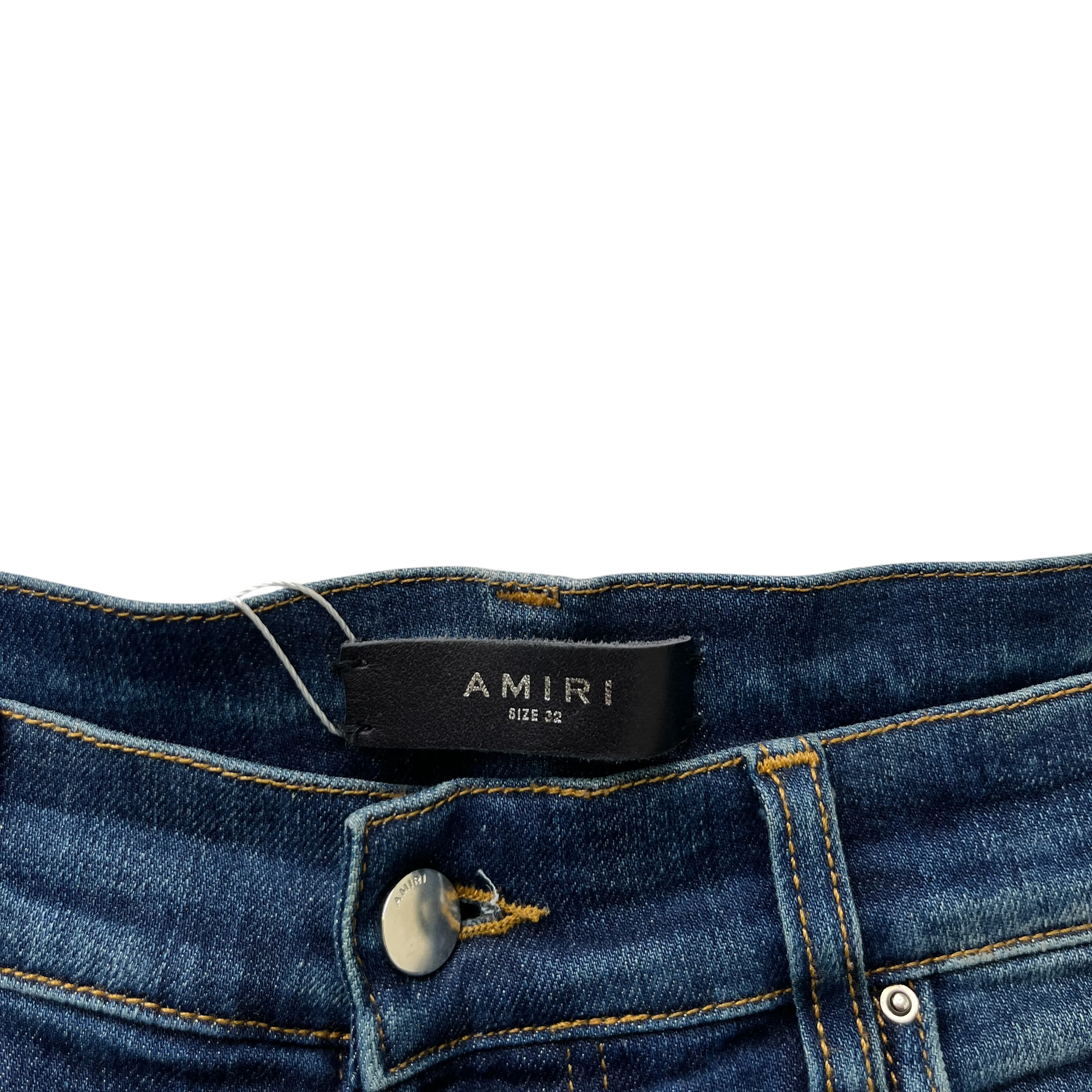 Men's Mx1 Distressed Jeans Blue Size Waist 32" - Image 7