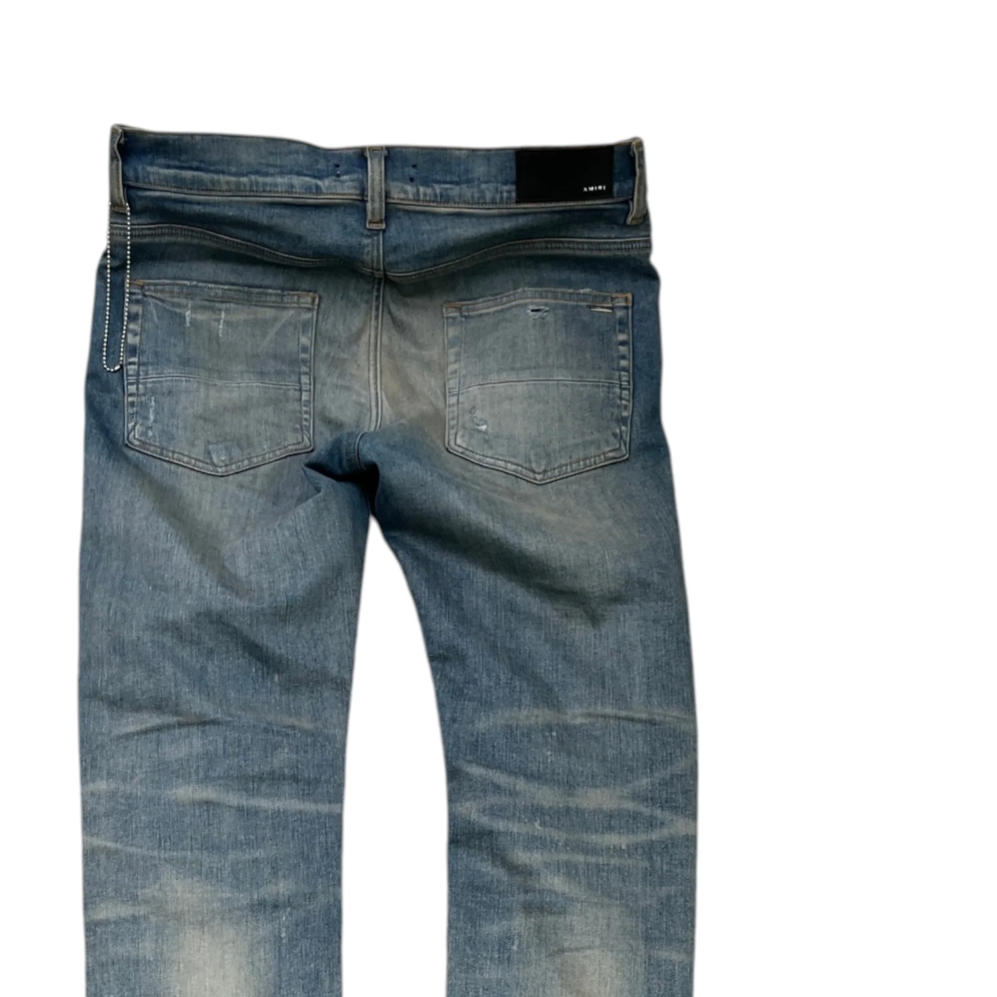 Men's Mx1 Distressed Jeans Blue Size Waist 32" - Image 4
