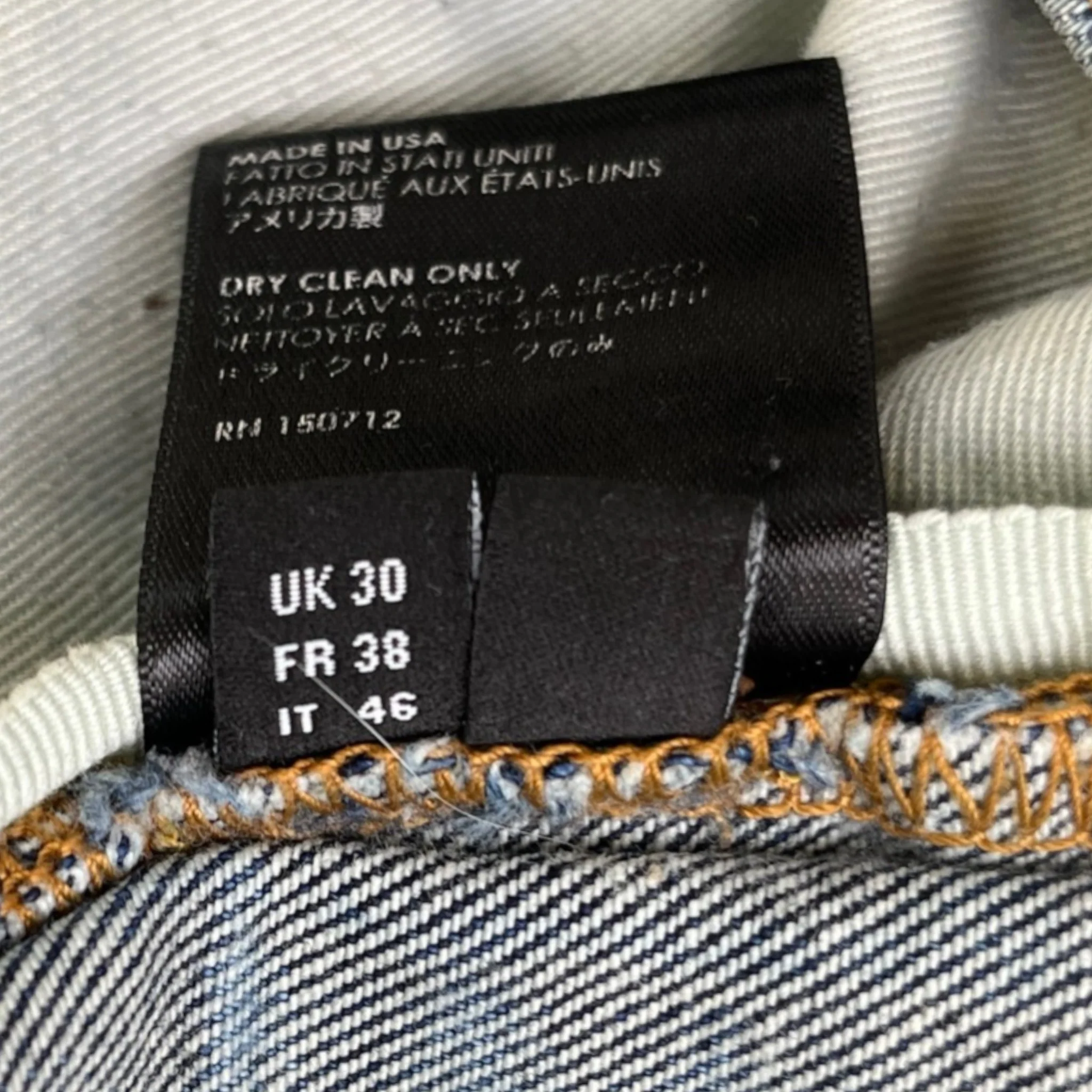 Men's Mx1 Jeans Blue Size Waist 30" - Image 8