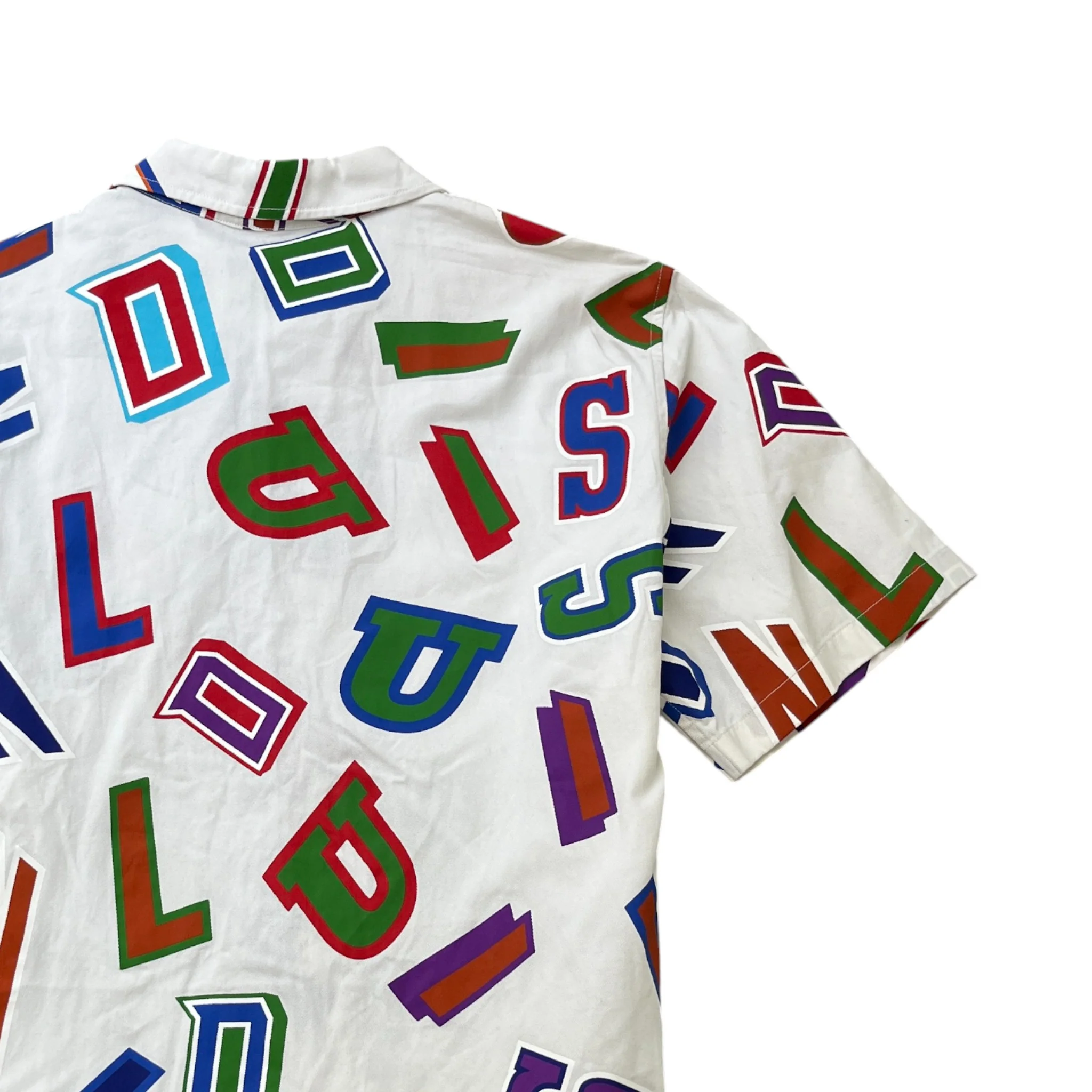 Men's Nba Logo OverShirt White Size M - Image 4