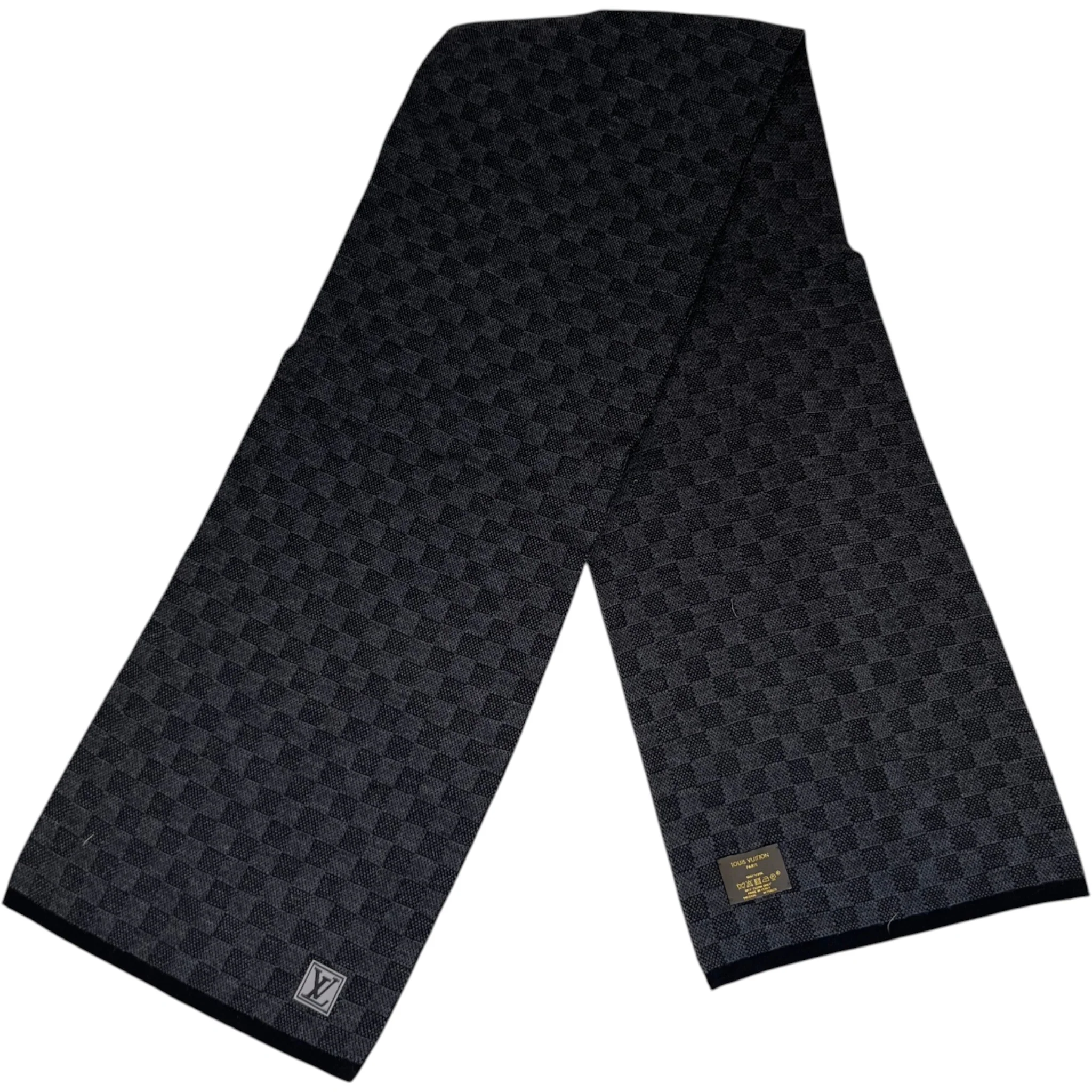 Men's Neo Petit Damier Scarf Black