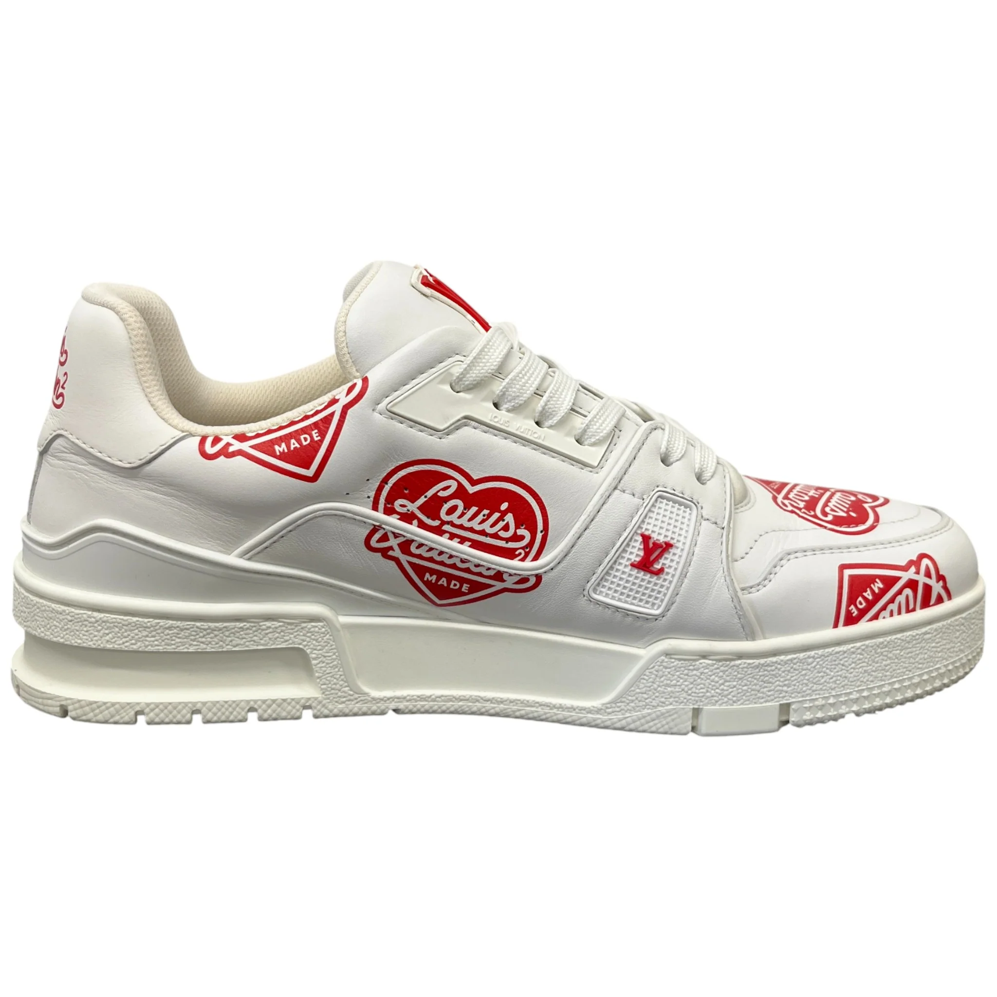 Men's Nigo Lv Made Low Trainers White Size EU 40.5 / UK 6.5 - Image 4