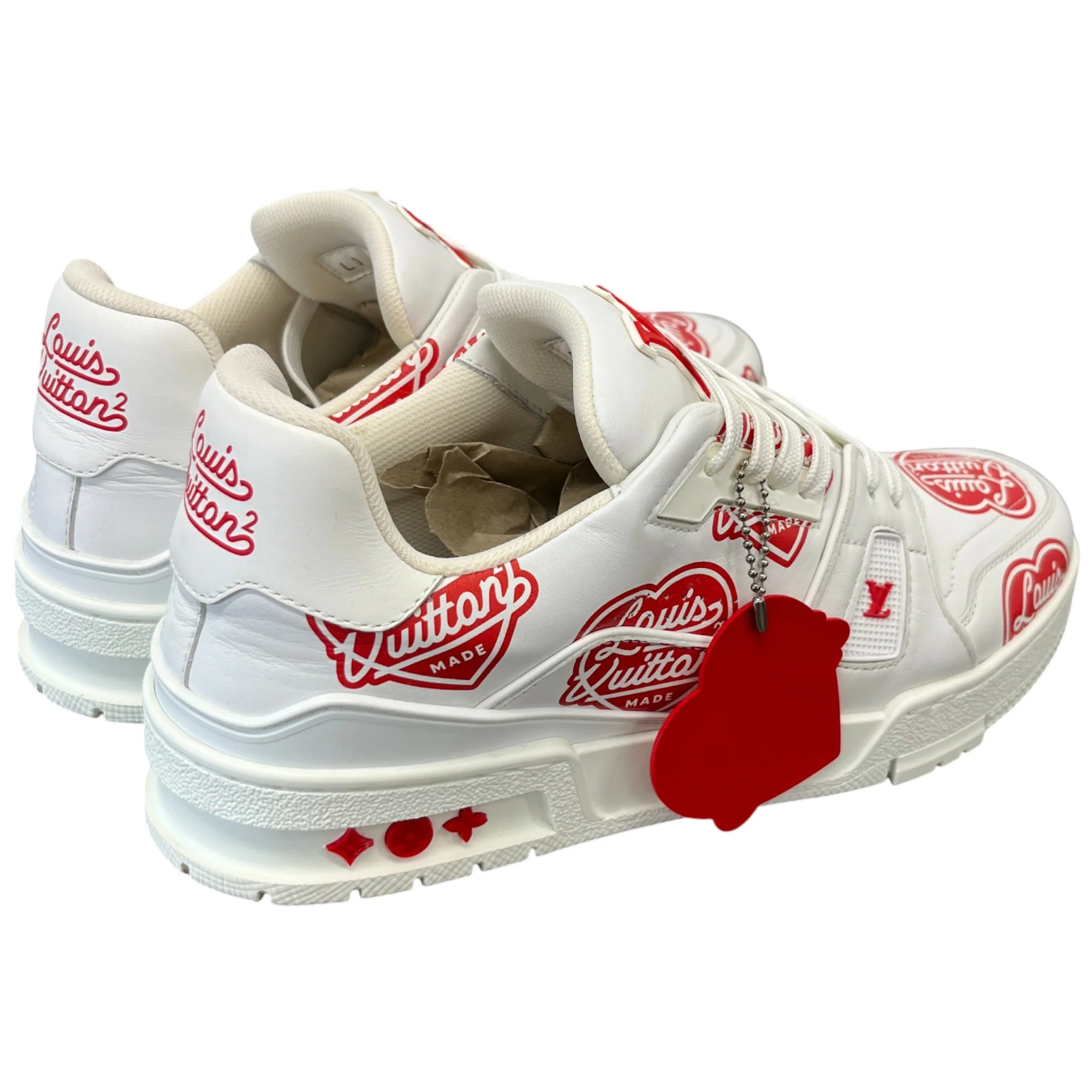 Men's Nigo Lv Made Low Trainers White Size EU 40.5 / UK 6.5 - Image 8