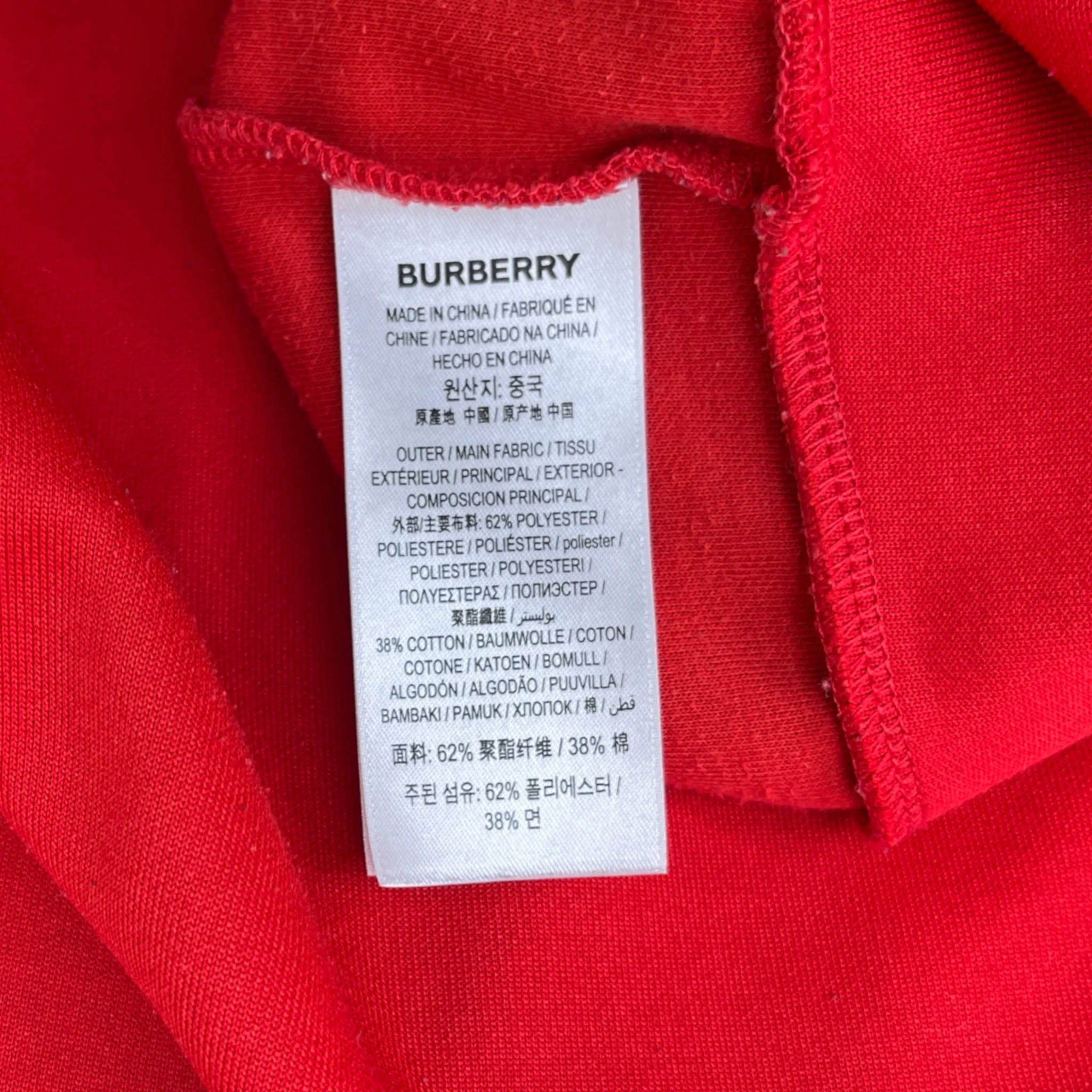 Men's Nova Check Stripe Track Jacket Red Size M - Image 6