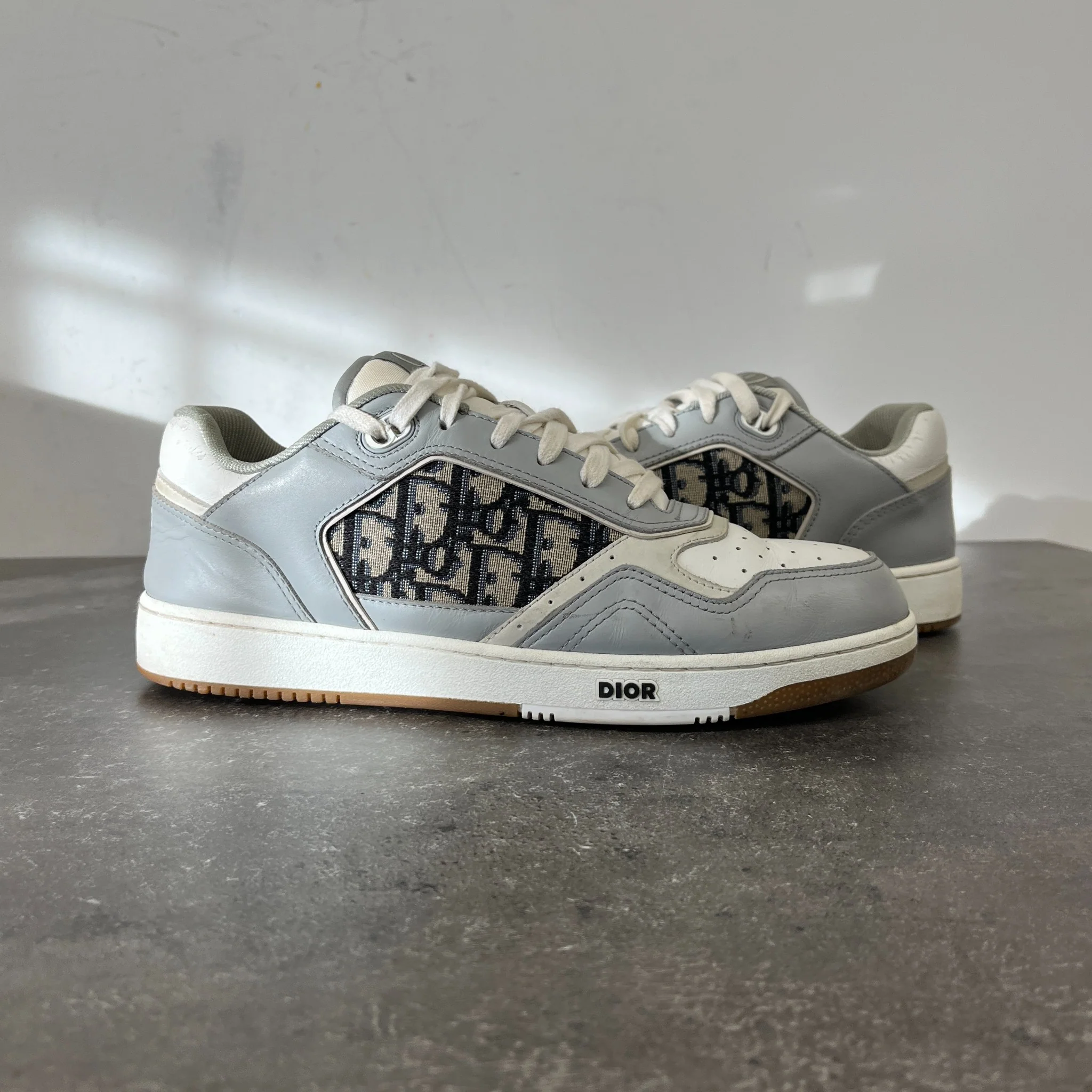 Men's Oblique B27 Low Trainers Grey Size EU 42 / UK 8 - Image 11