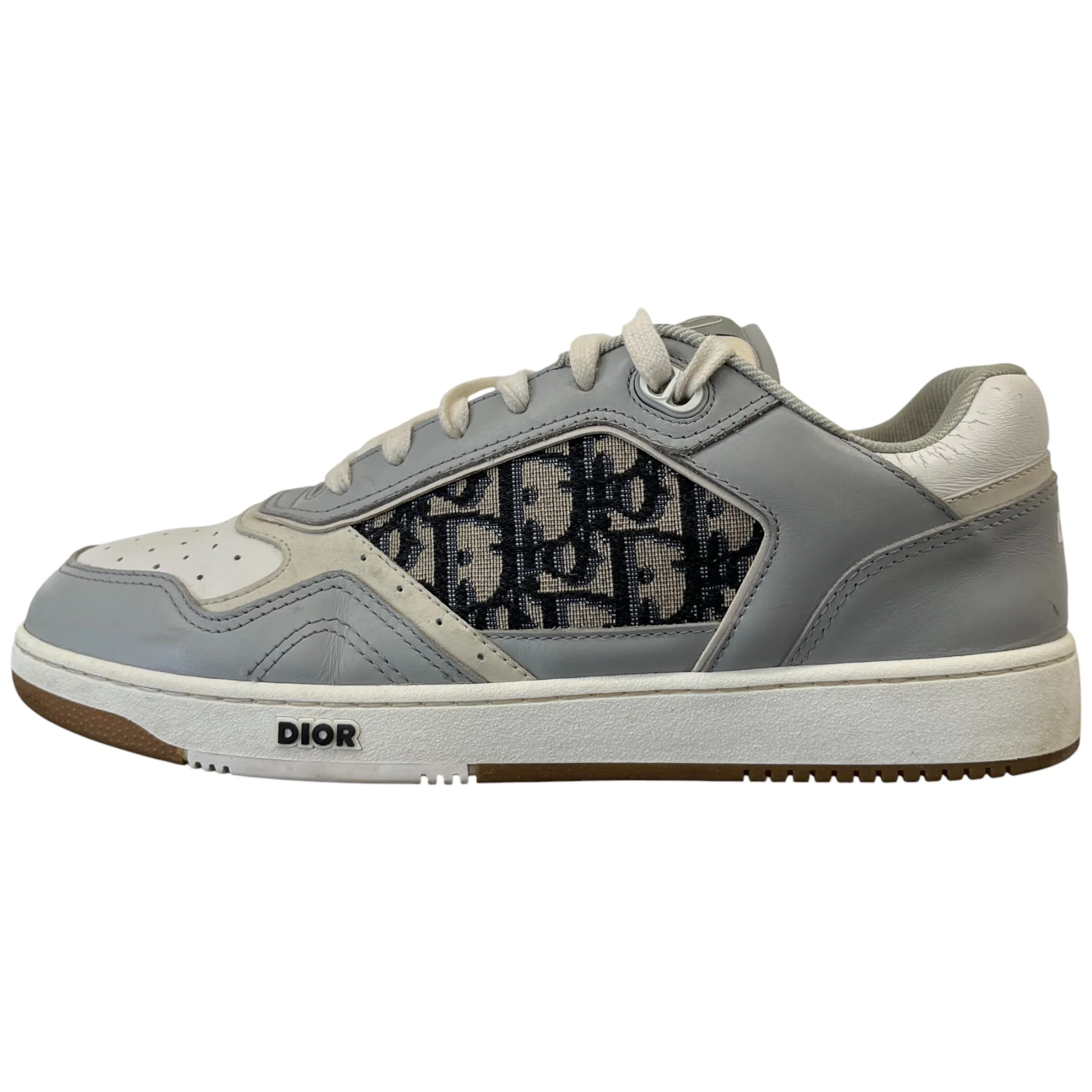 Men's Oblique B27 Low Trainers Grey Size EU 42 / UK 8 - Image 5