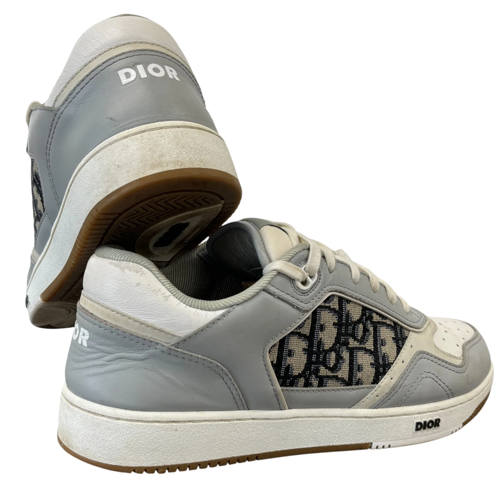 Men's Oblique B27 Low Trainers Grey Size EU 42 / UK 8 - Image 8