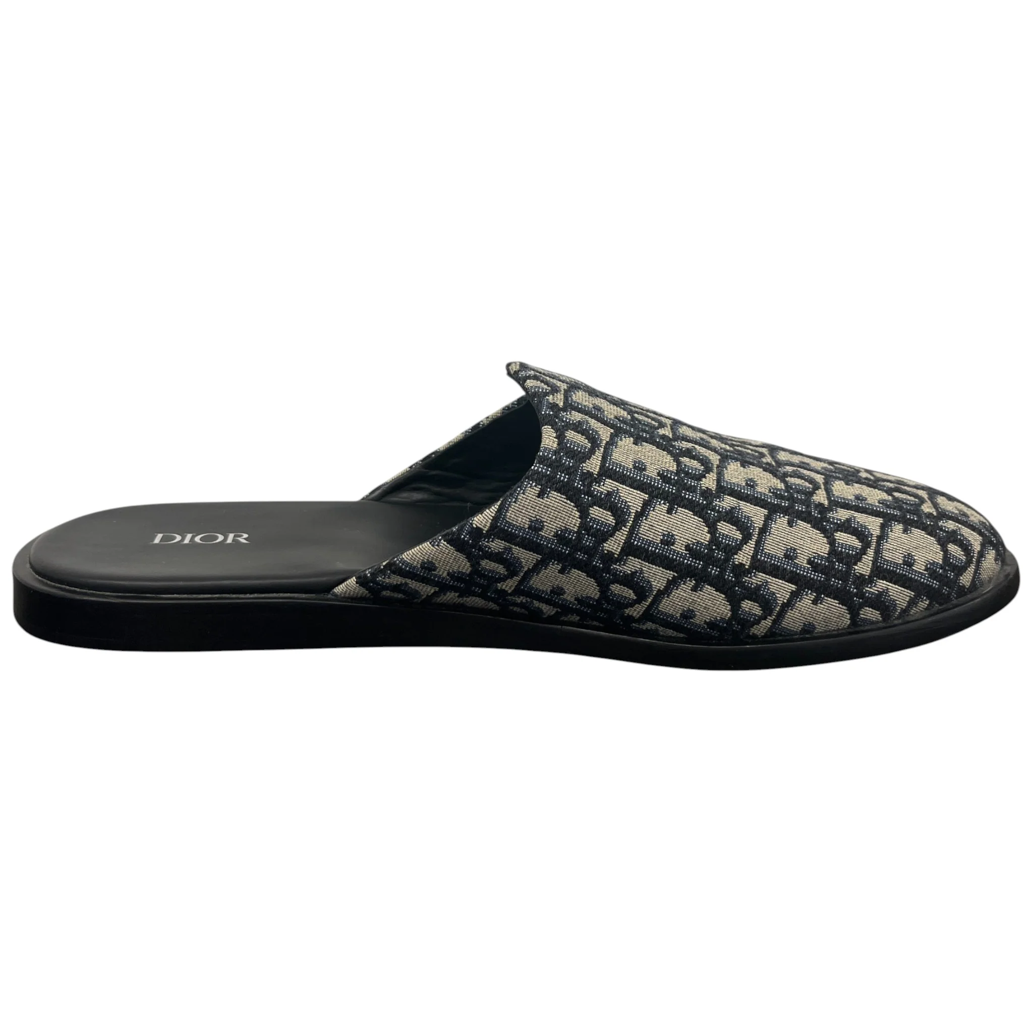 Men's Oblique Mules Black Size EU 44 / UK 10 - Image 4
