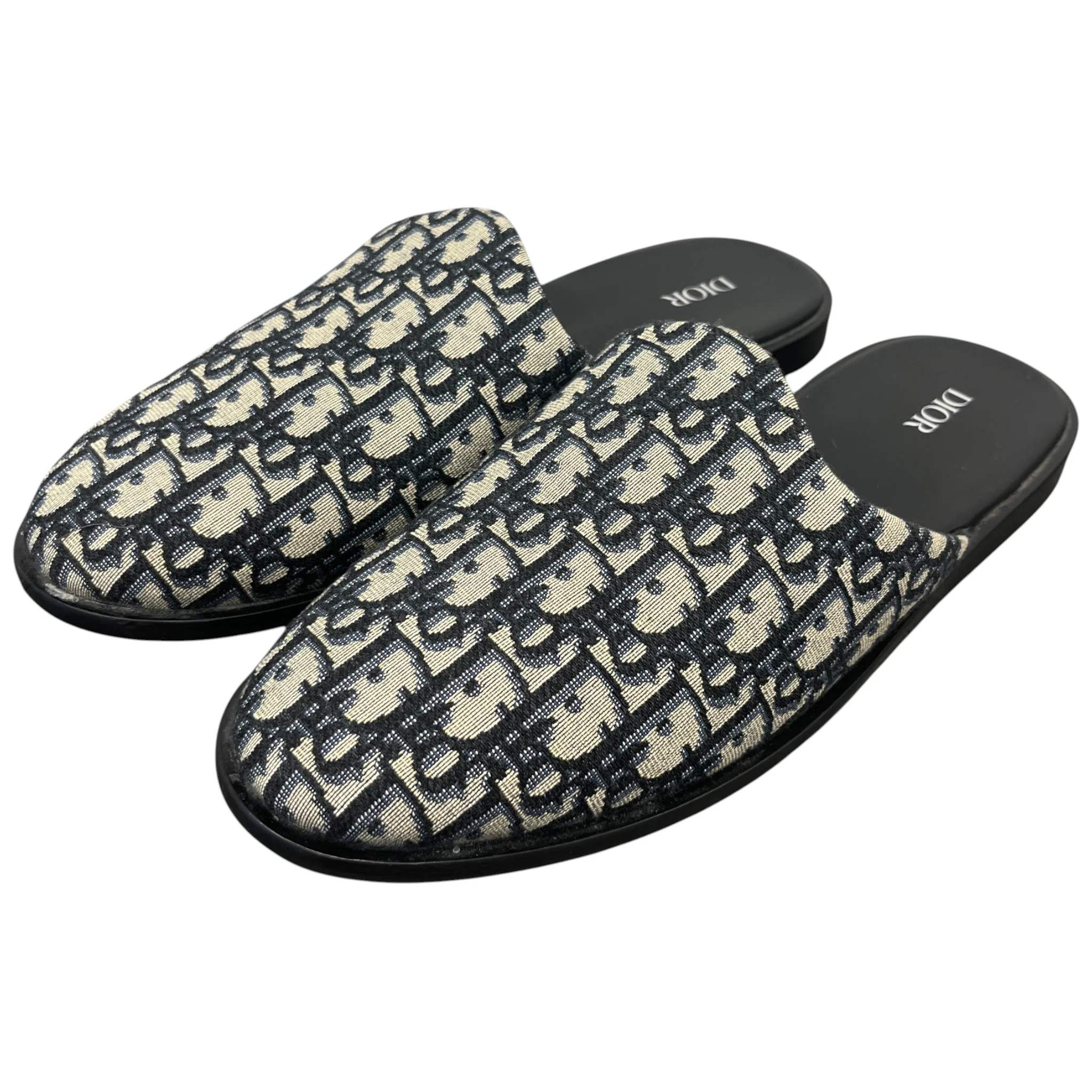 Men's Oblique Mules Black Size EU 44 / UK 10 - Image 9