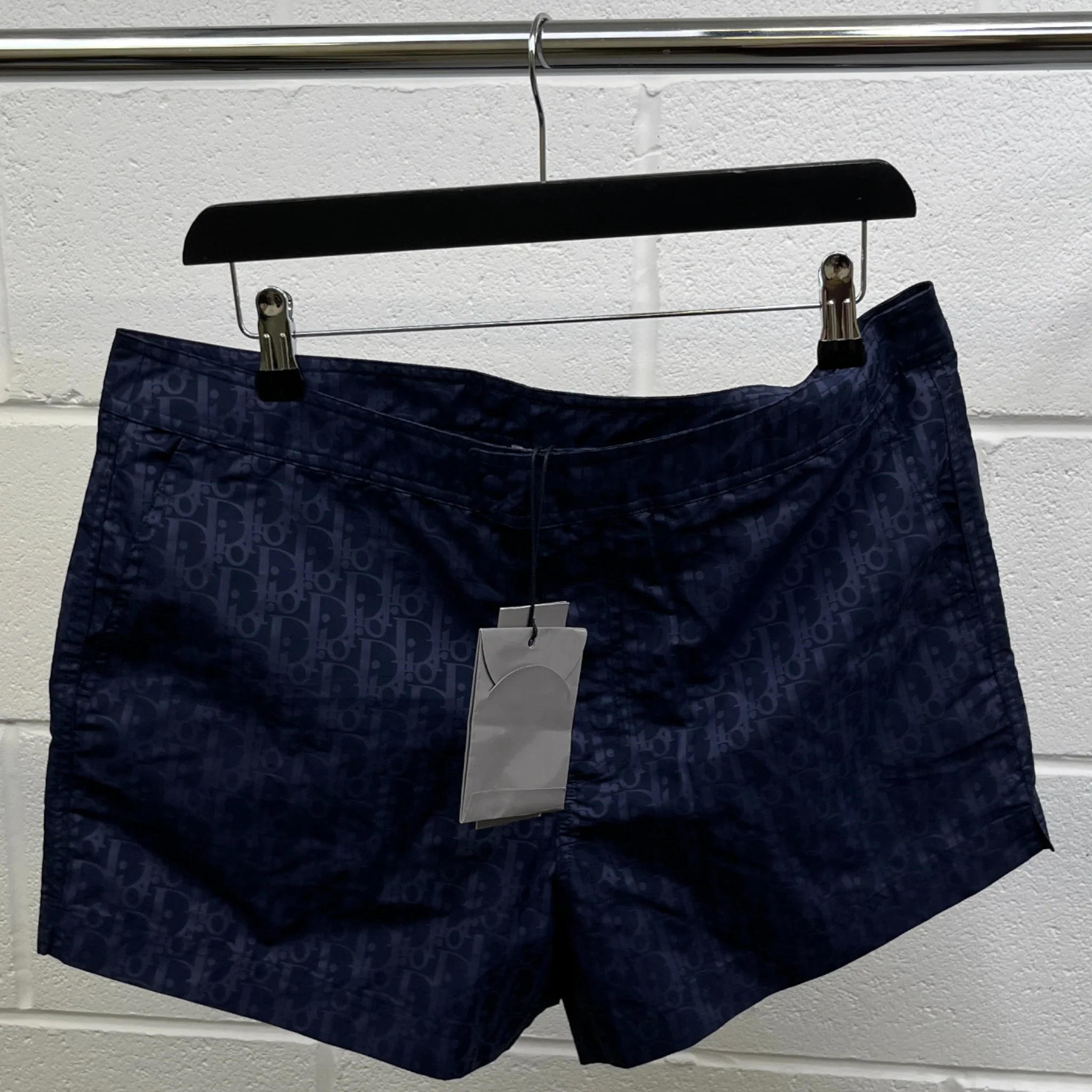 Men's Oblique Swim Shorts Navy Size L - Image 8