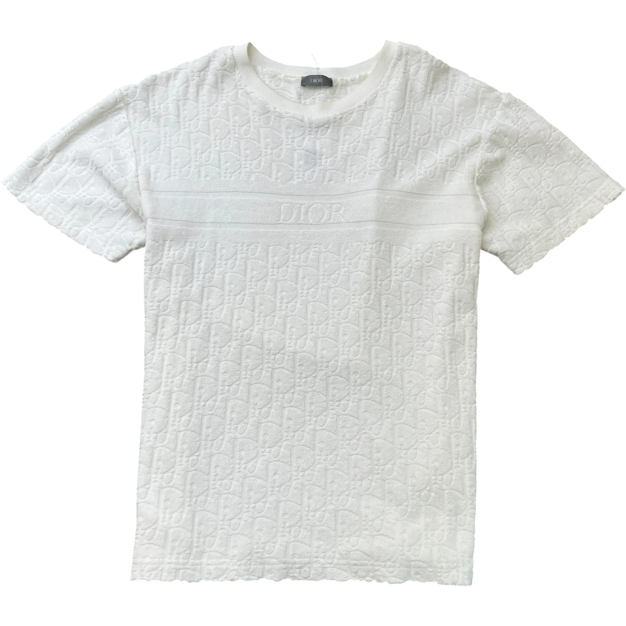 Men's Oblique T-Shirt White Size M - Image 3