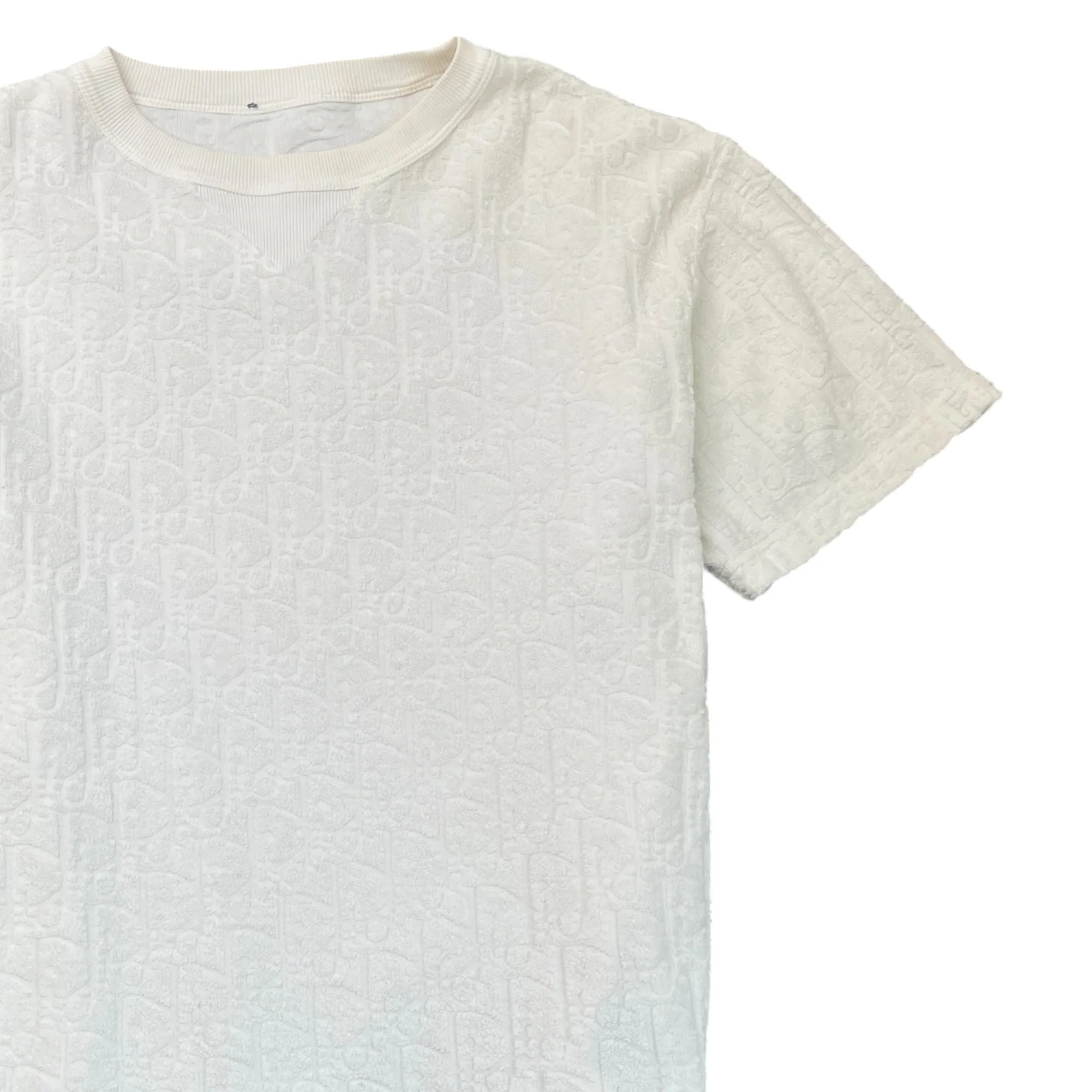 Men's Oblique T-Shirt White Size S - Image 3