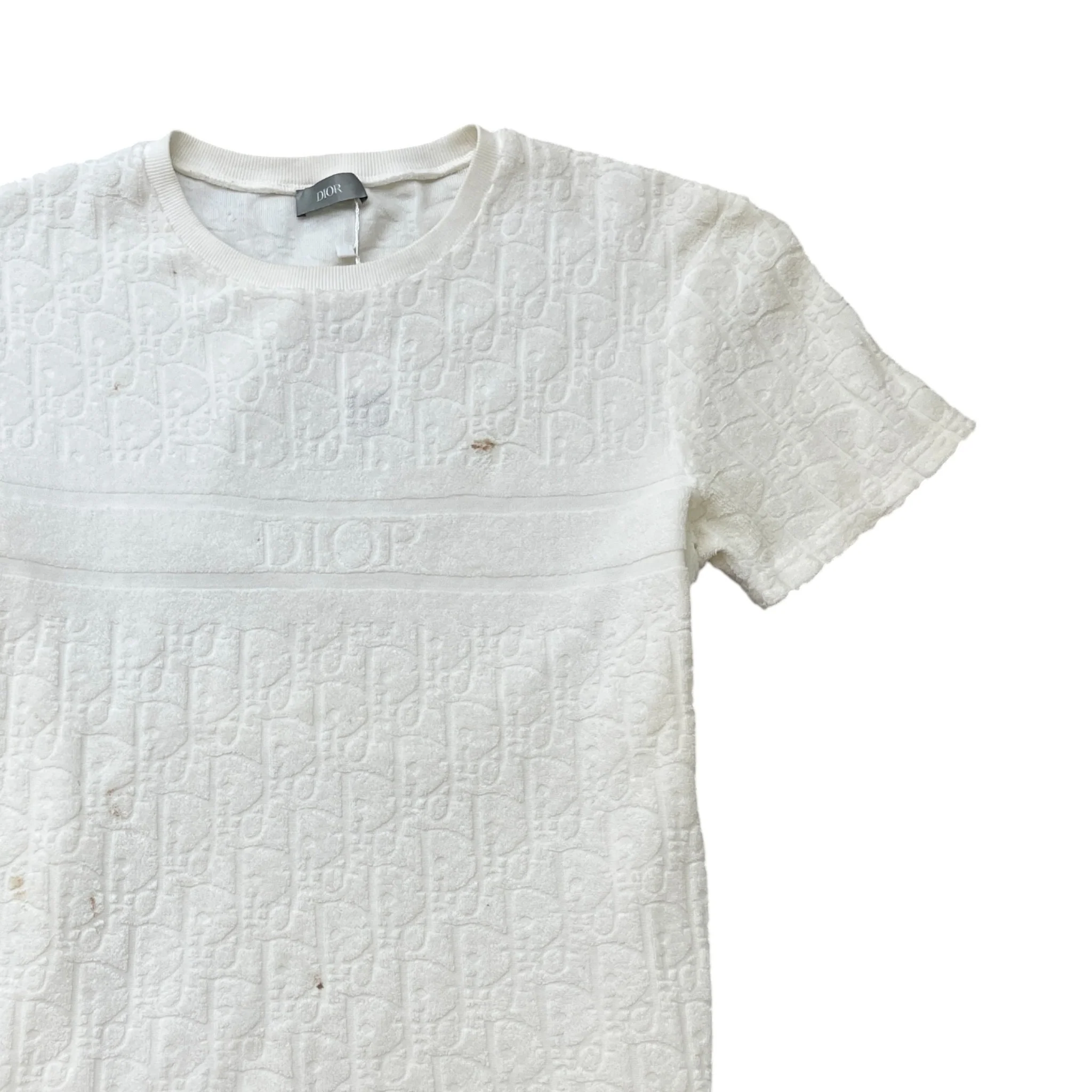Men's Oblique Top White Size S - Image 3