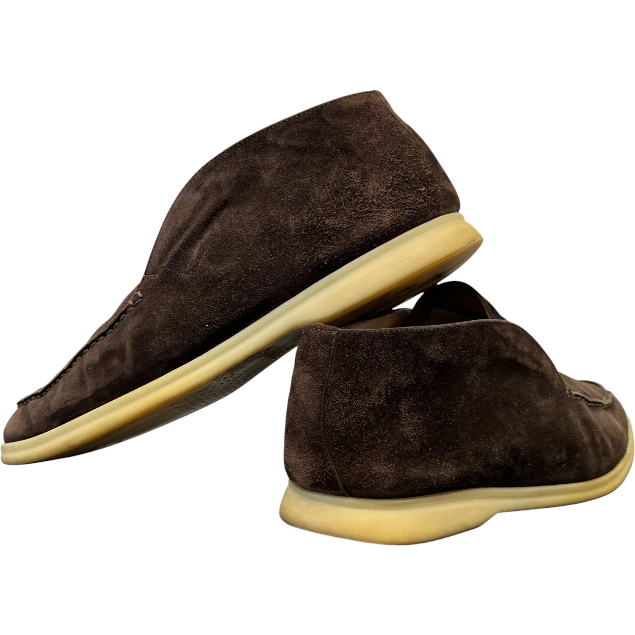 Men's Open Walk Ankle Loafers Brown Size EU 42 / UK 8 - Image 10