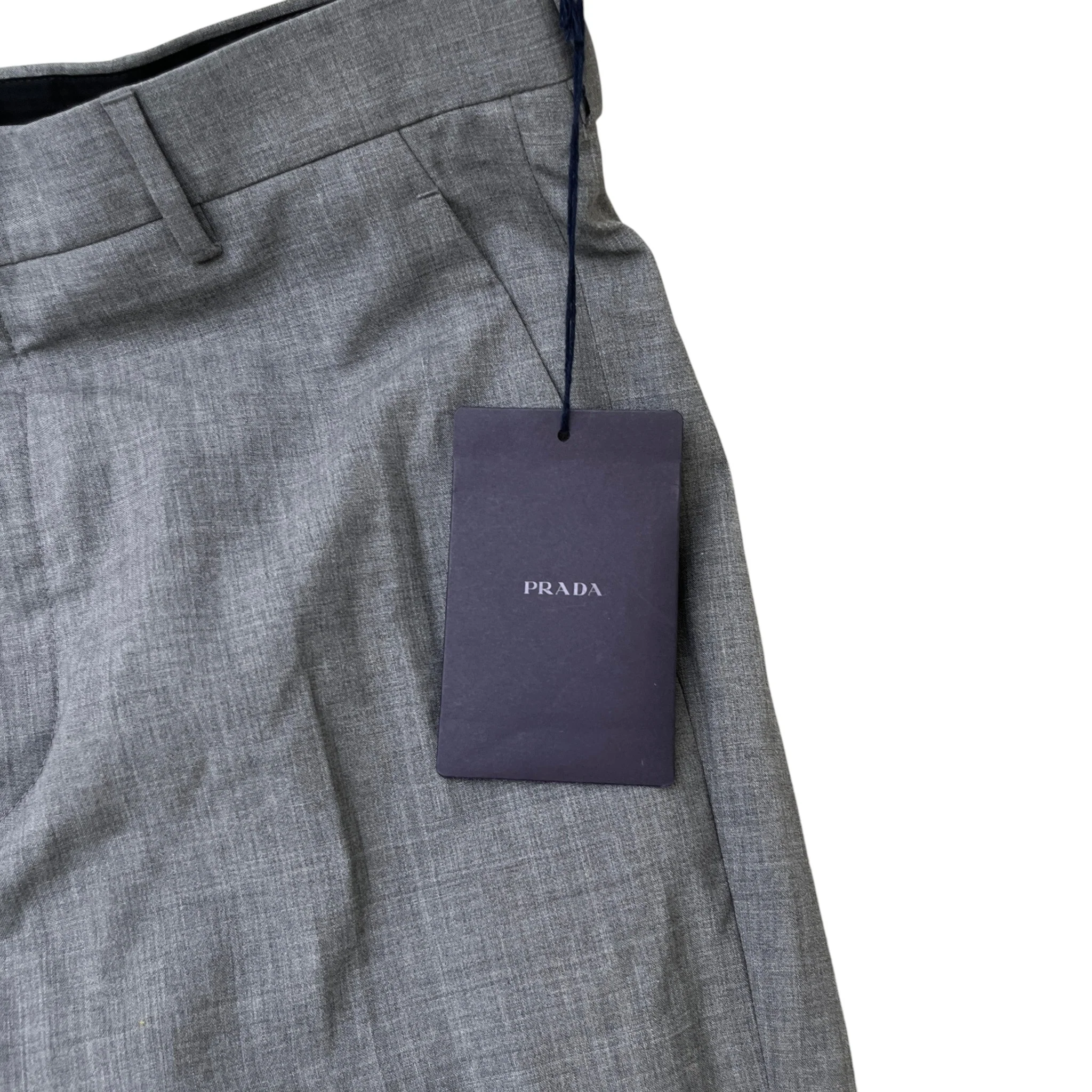 Men's Pantalone Trousers Grey Size IT 48 / UK 32 - Image 5