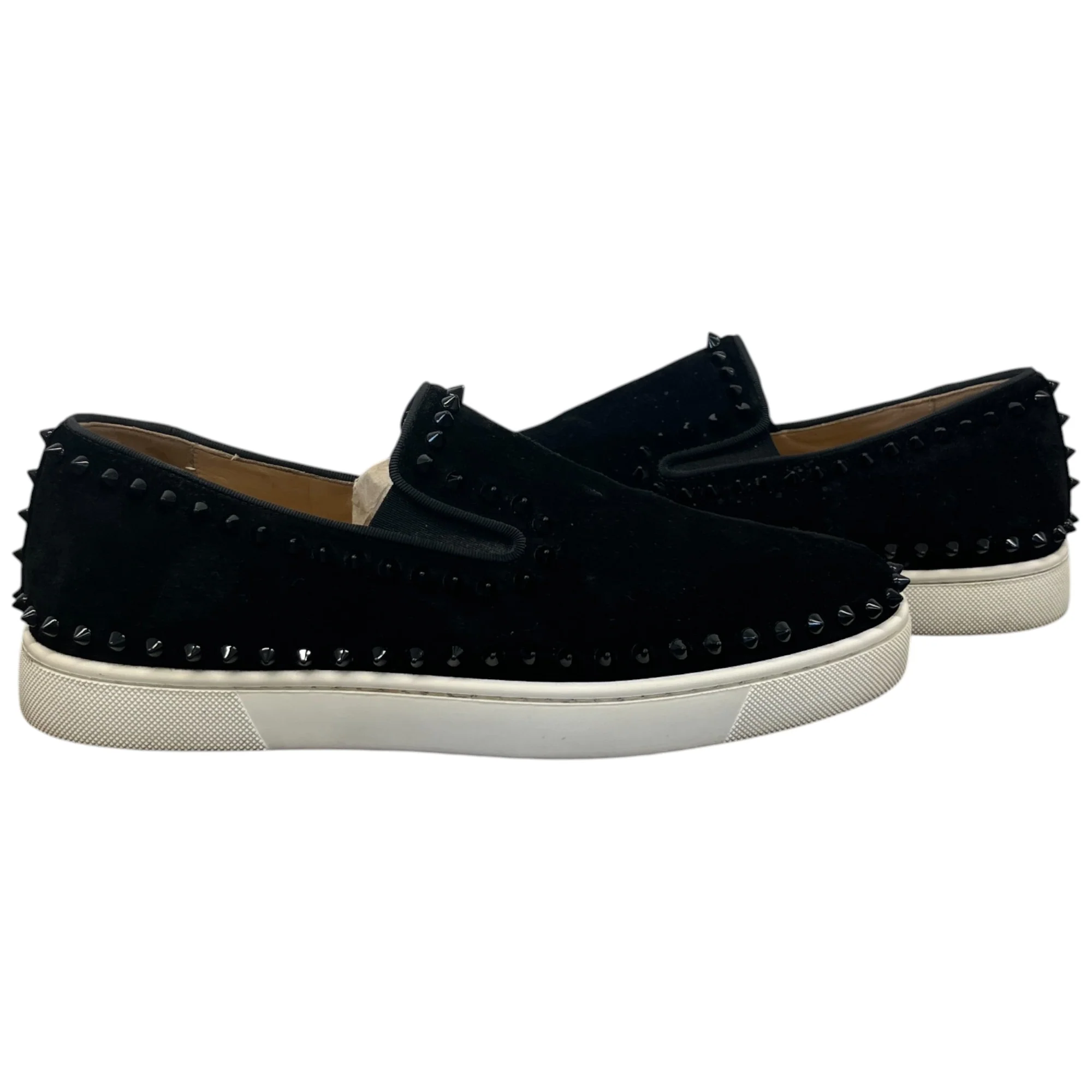 Men's Pik Boat Loafers Black Size EU 40.5 / UK 6.5 - Image 3