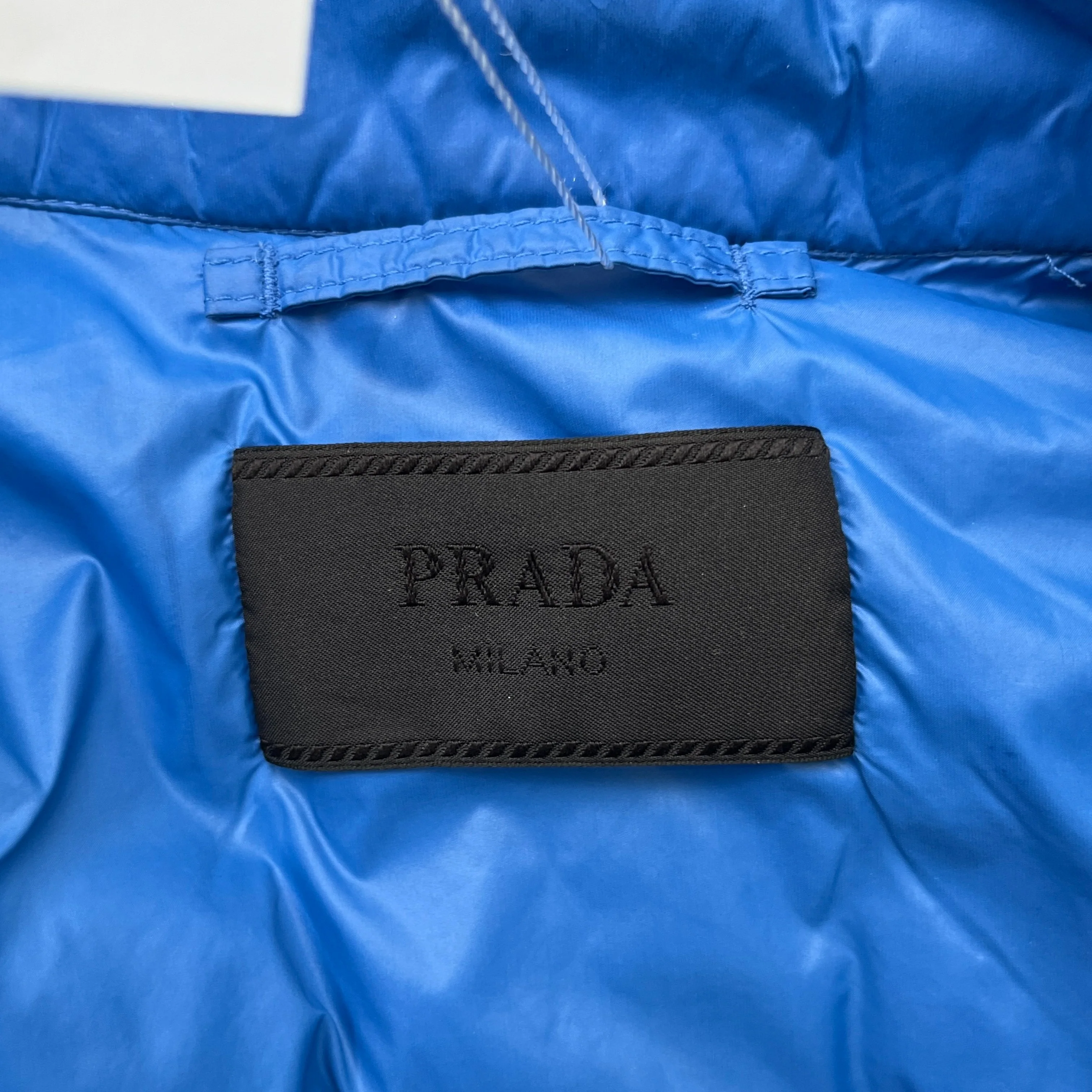 Men's Plaque Logo Gilet Blue Size IT 44 / XS - Image 6