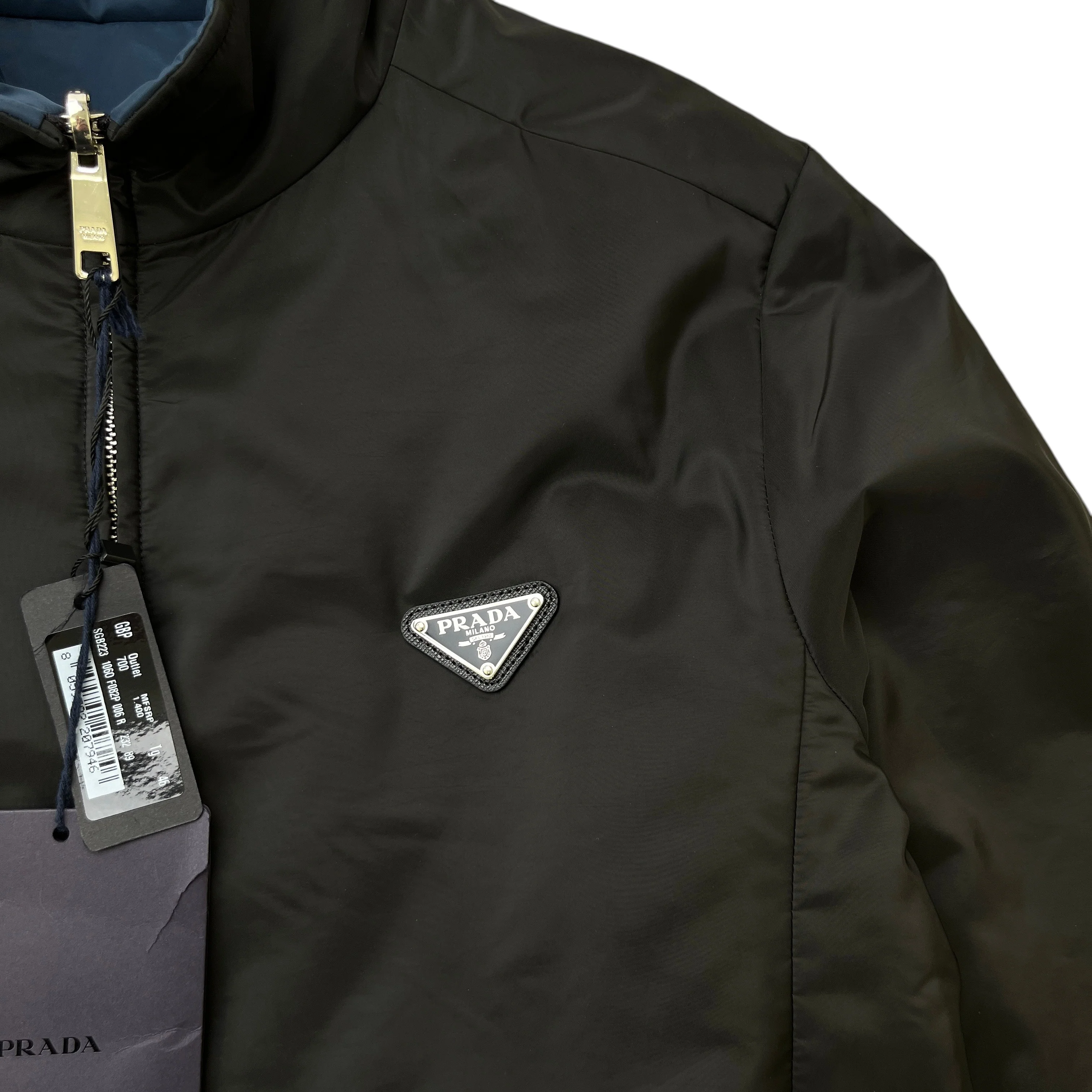 Men's Plaque Logo Jacket Black Size IT 46 / S - Image 9