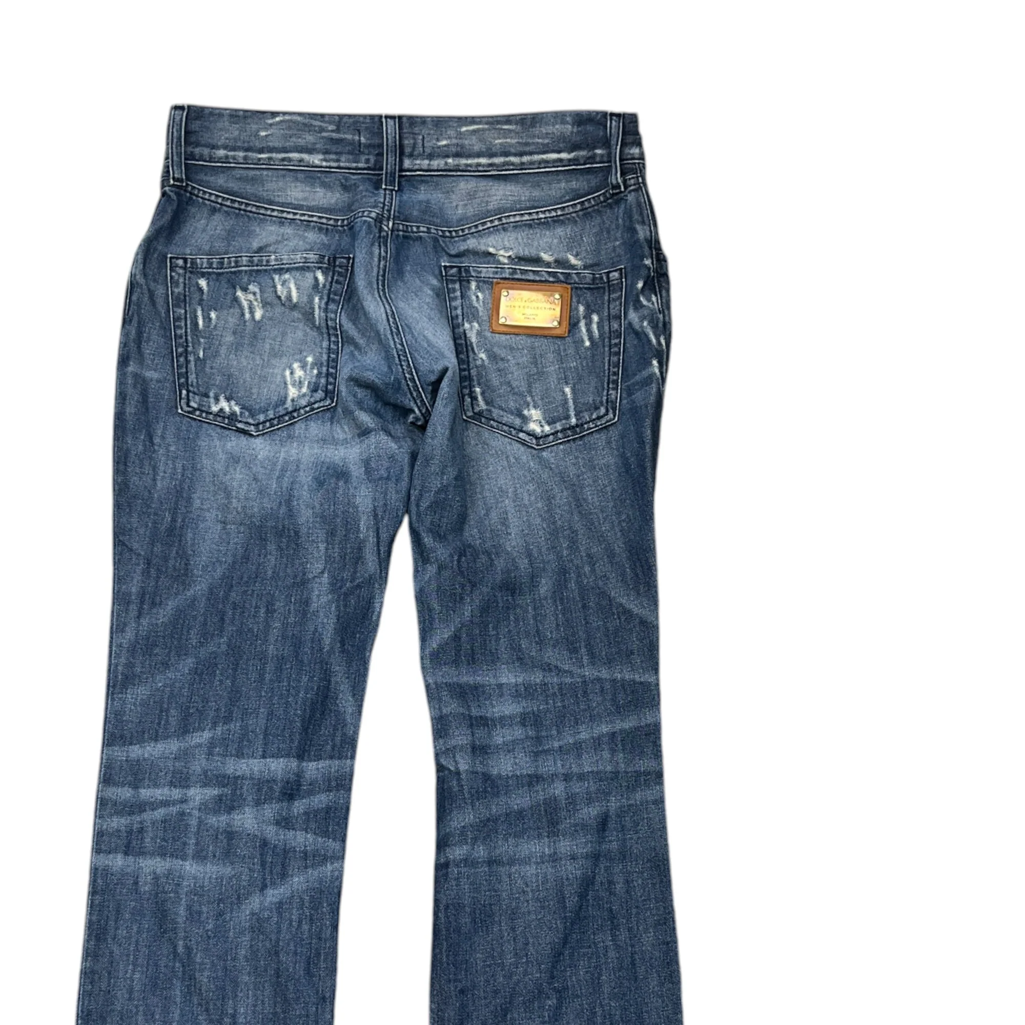 Men's Plaque Logo Jeans Blue Size IT 46 / UK 30 - Image 4