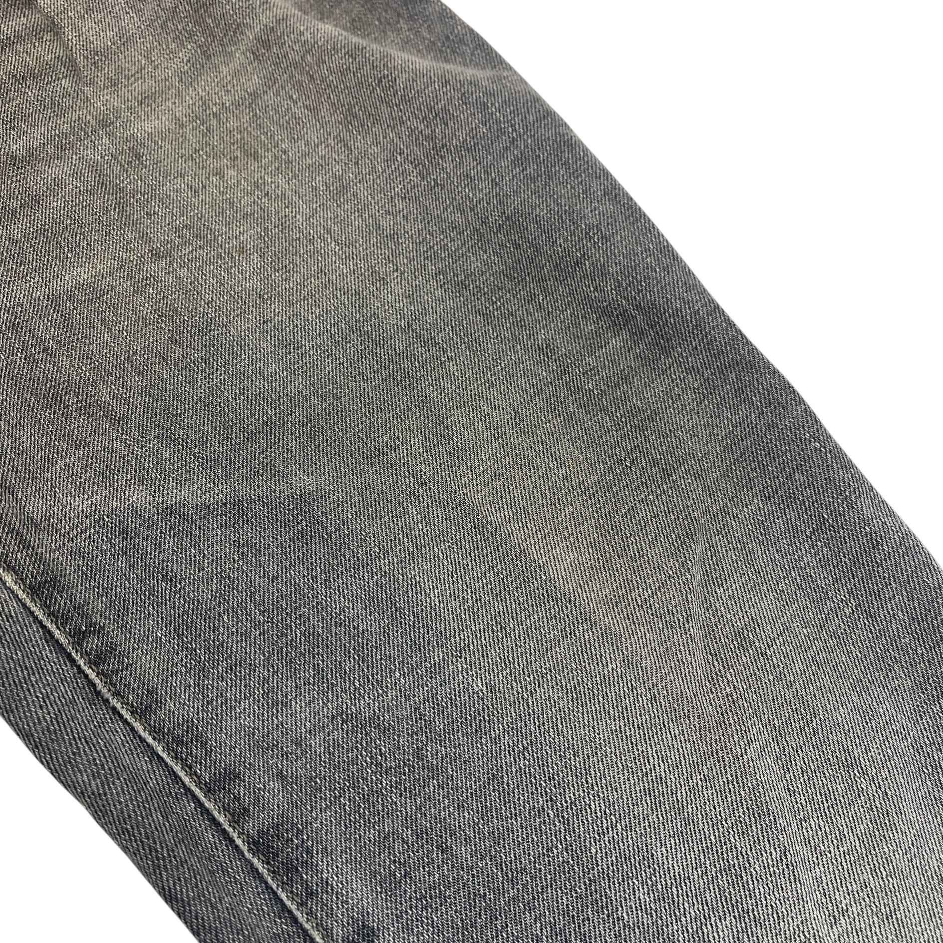Men's Plaque Logo Jeans Grey Size IT 50 / UK 34 - Image 10
