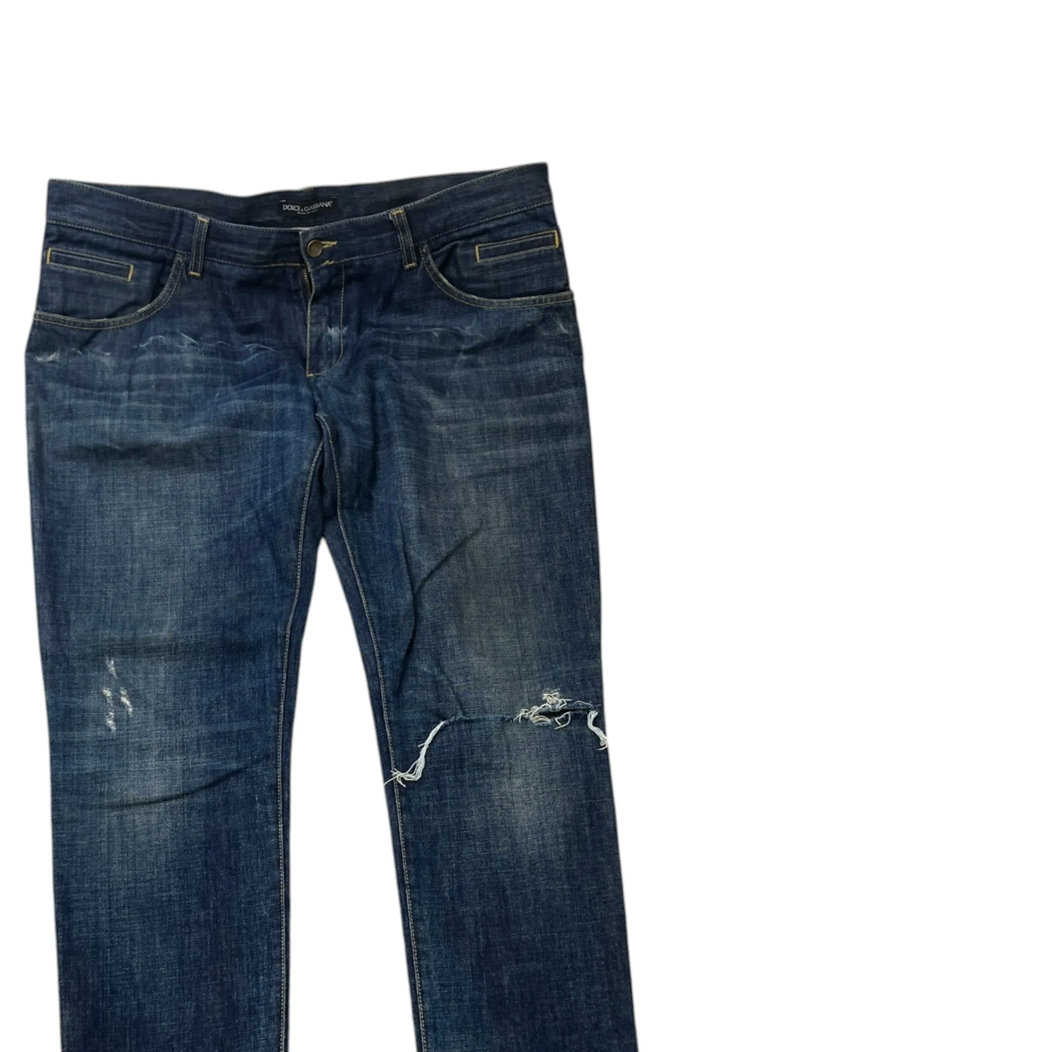 Men's Plaque Logo Jeans Grey Size IT 52 / UK 36 - Image 3