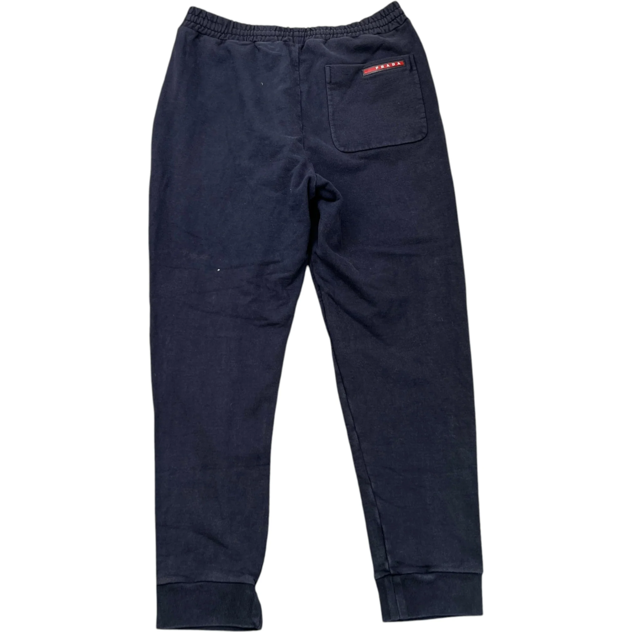 Men's Plaque Logo Joggers Grey Size S - Image 2