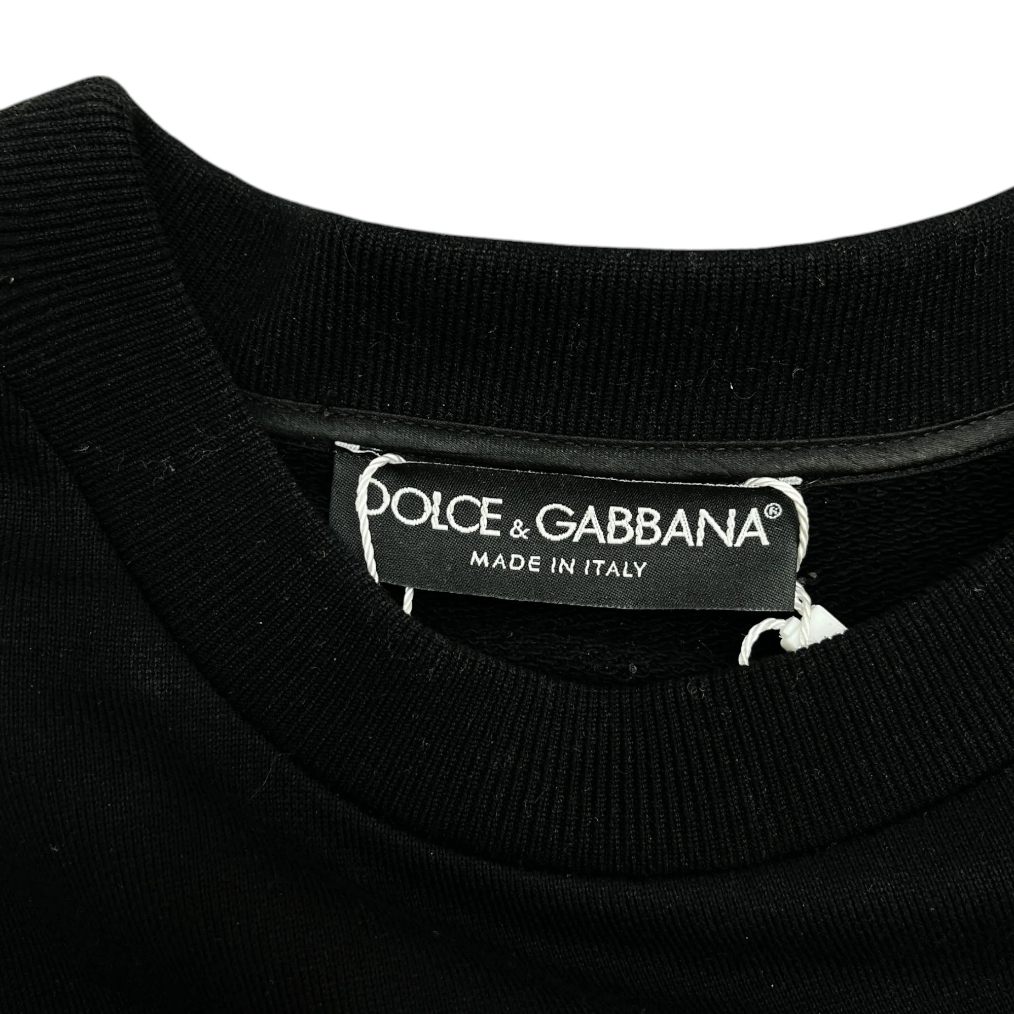 Men's Plaque Logo Sweatshirt Black Size IT 44 / UK XS - Image 5