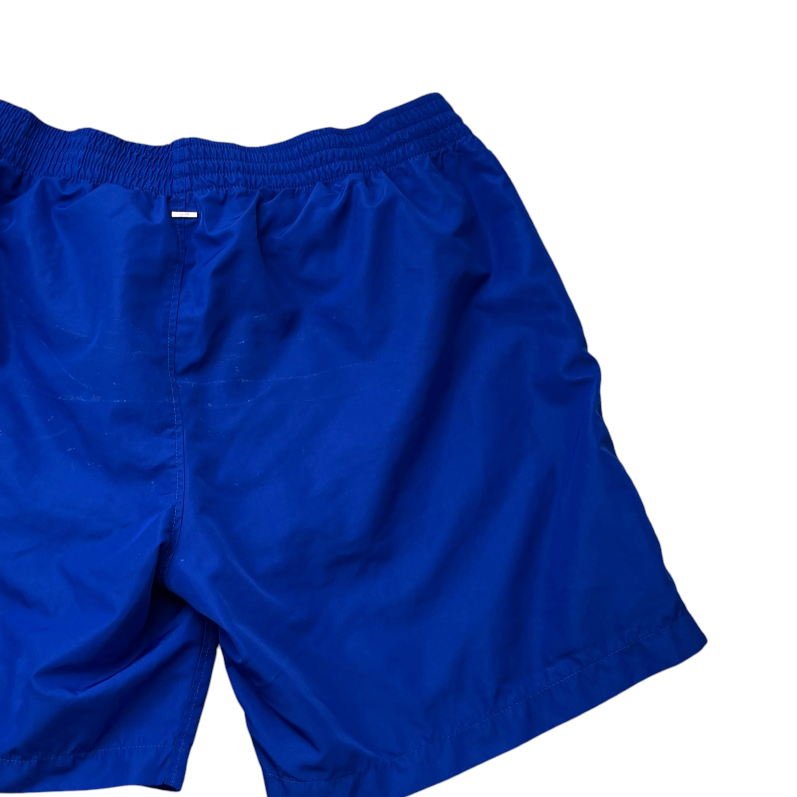 Men's Plaque Logo Swim Shorts Blue Size XL - Image 4