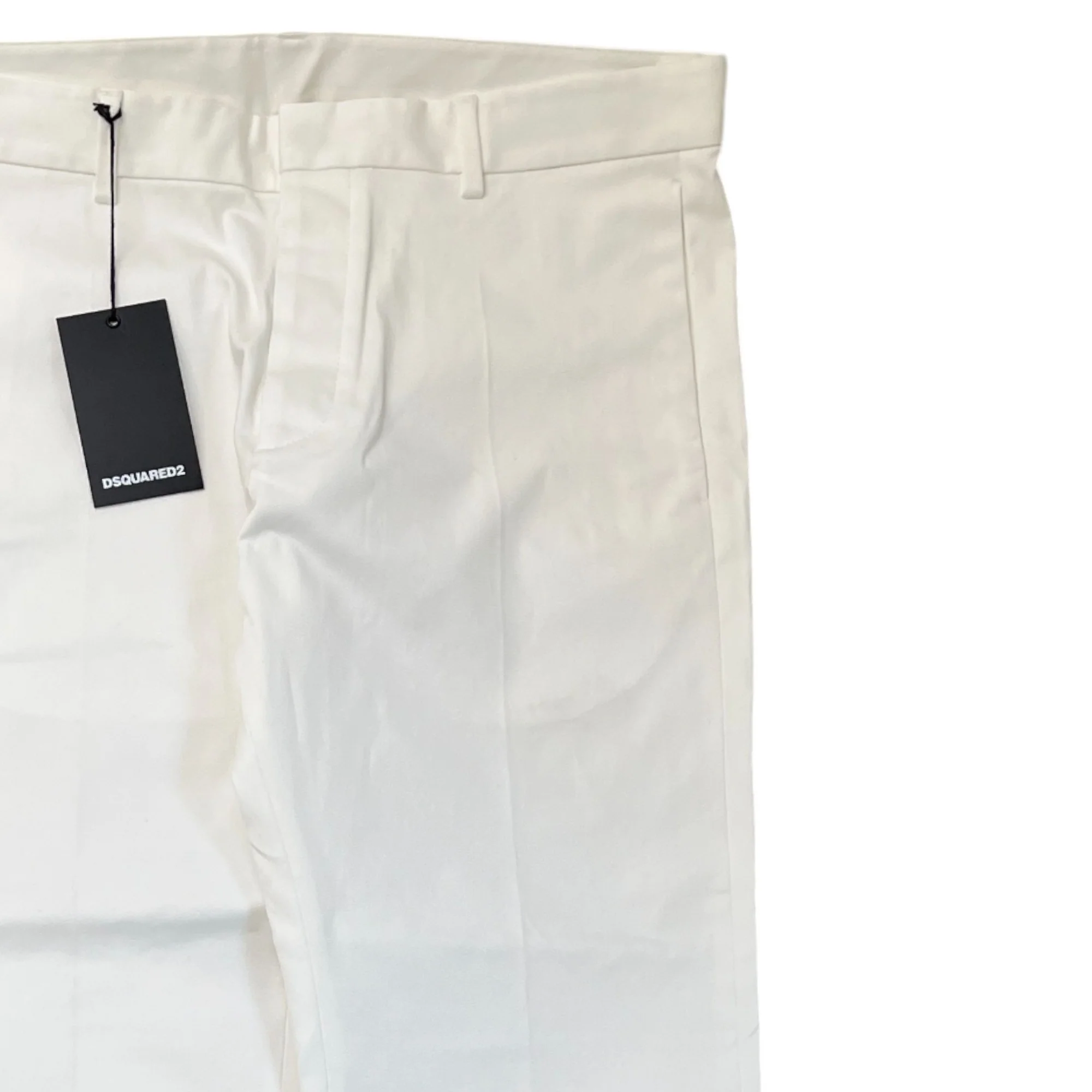 Men's Plaque Logo Trousers White Size IT 48 / UK 32 - Image 3