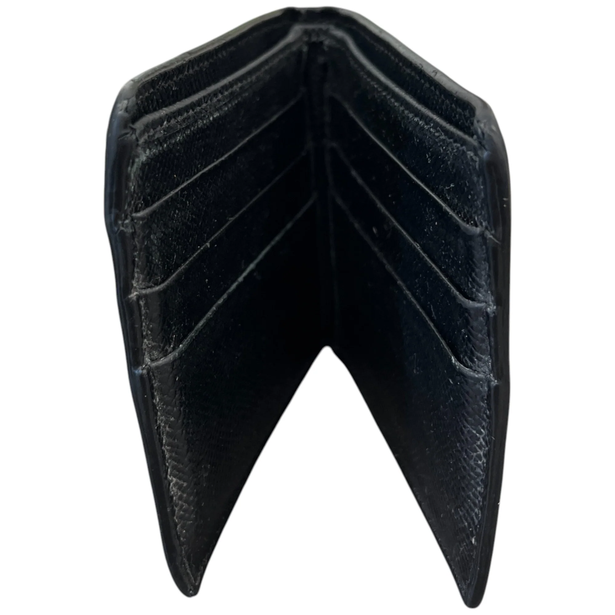 Men's Plaque Logo Wallet Black - Image 4